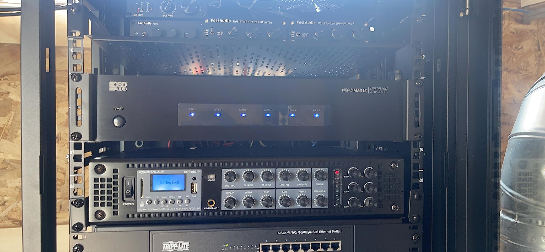 OSD Audio Nero Max8: 4-Zone, 4-Source Amplifier 80W Power, Multi-Room Audio Control, App Integration for iOS & Android, Expand up to 12 Zones, Control4 Driver Support customer photo 1