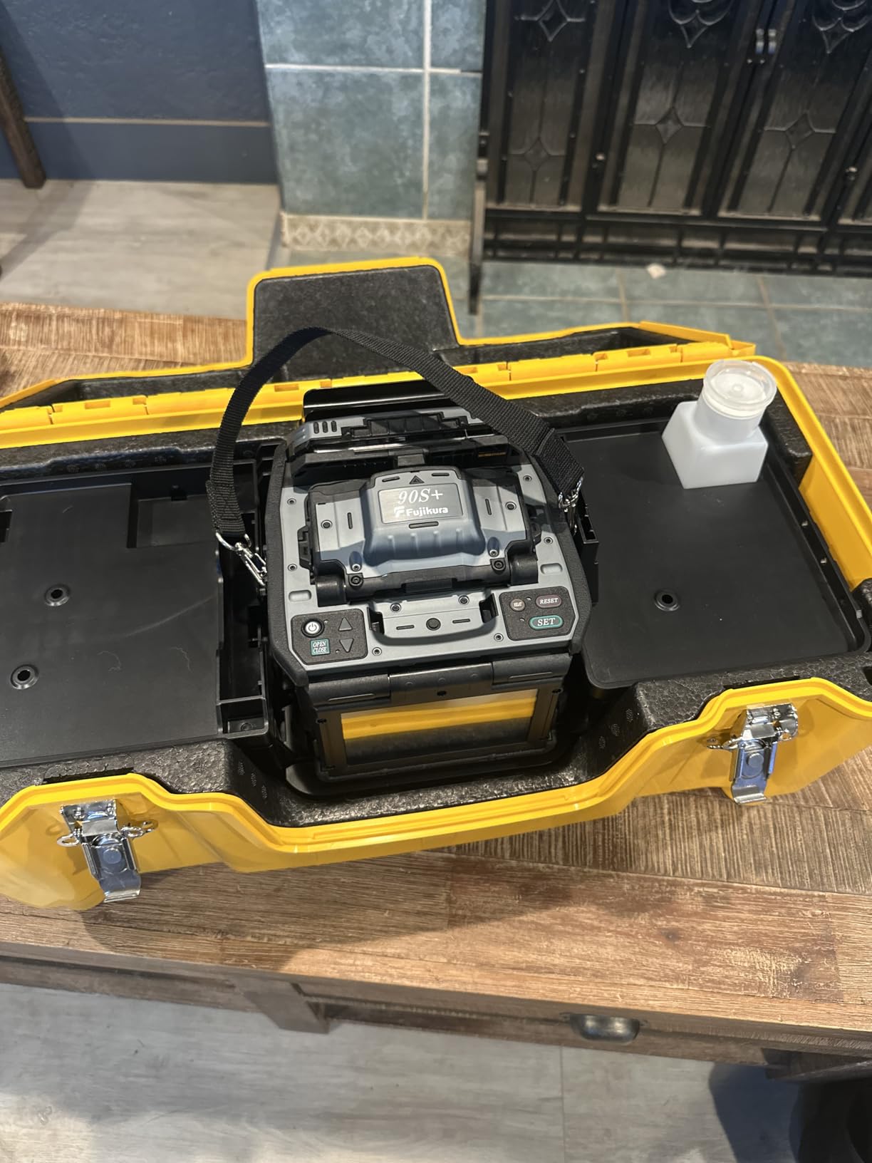 Fujikura New Model FSM-90S+ FSM-90S Plus Core Alignment Single Mode OFS Fusion Splicer Welding Splicer with CT50 Cleaver customer photo 1