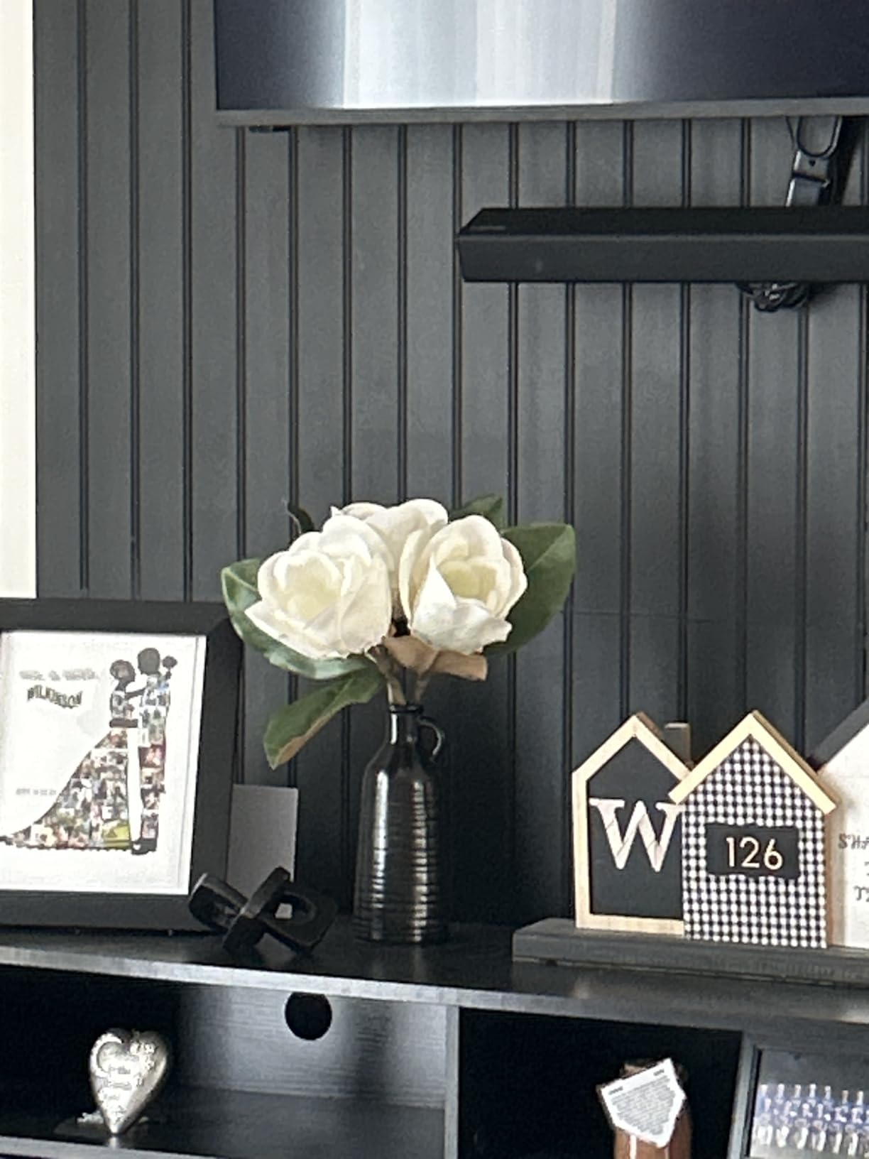 3 Stems Real Touch Creamy White Southern Magnolia Flowers, Artificial Realistic Magnolia Grandiflora for Home Décor customer photo 1