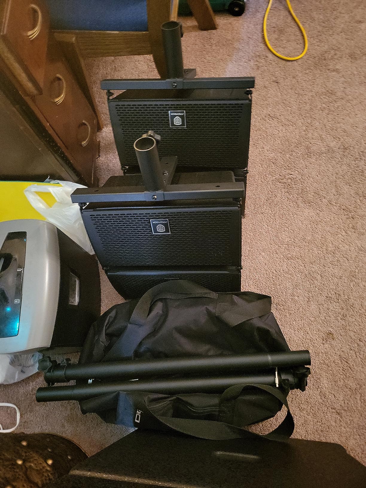 PRORECK Club 6000 15-inch 6000W P.M.P.O Stereo PA Speaker System Combo Set 4 Line Array Speakers, 2 15-inch Subwoofers with Bluetooth/USB Read/SD Card/Remote Control, for Party DJ Wedding Meeting customer photo 2