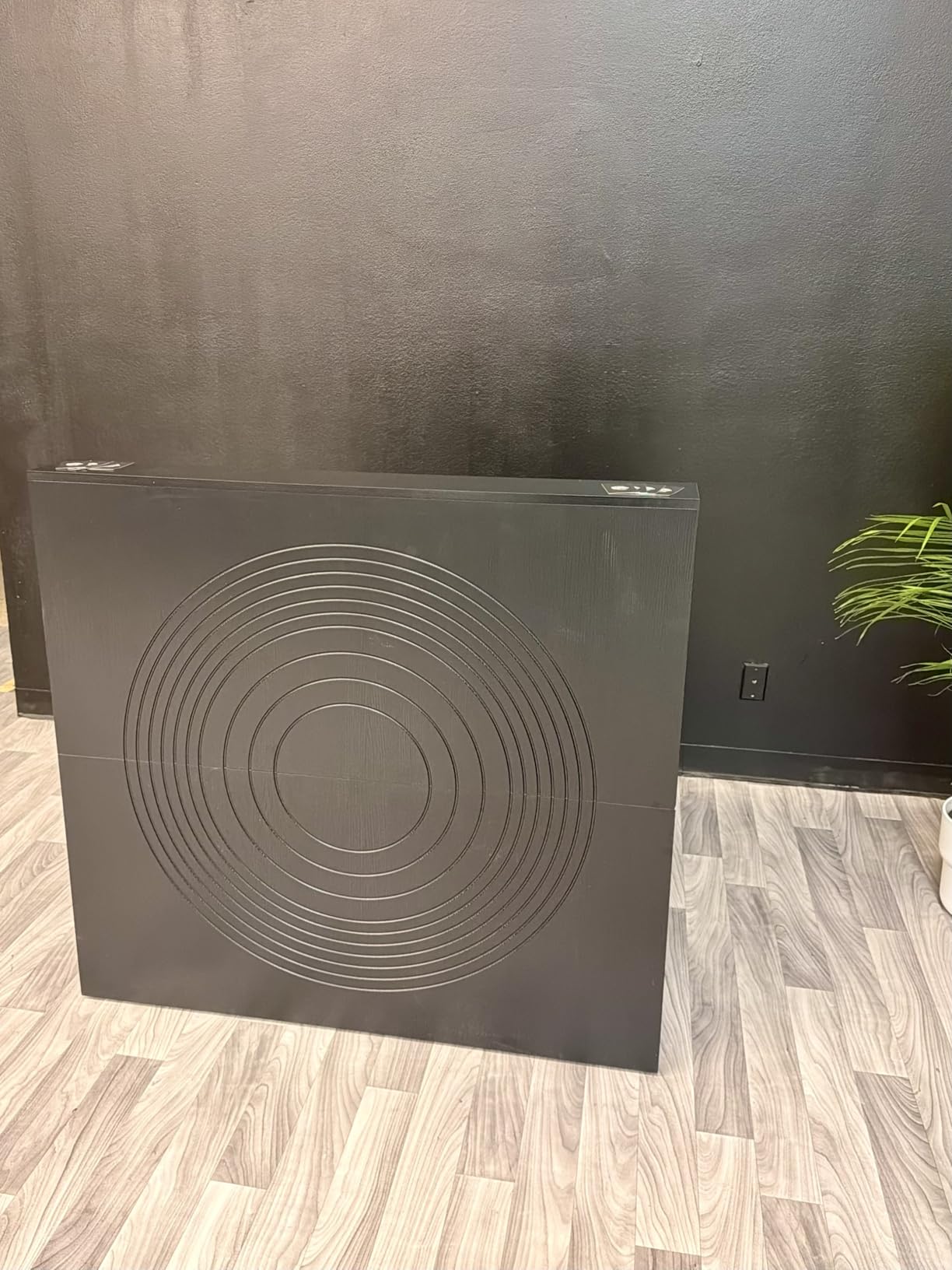 Tribesigns Reception Desk with Counter, Modern Front Desk Reception Room Table with Cable Grommet, 47 inch Retail Counter for Checkout, Lobby, Beauty Salon, Home Office Desk, White customer photo 2