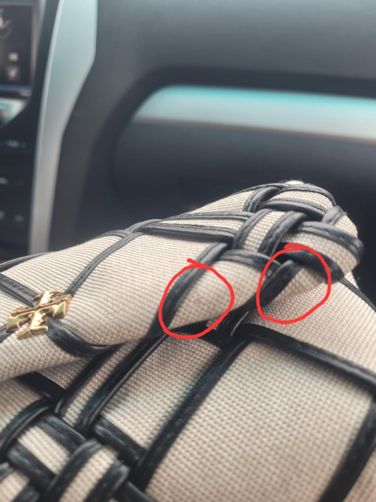 Tory Burch Women's Mini Kira Diamond Flap Bag customer photo 2