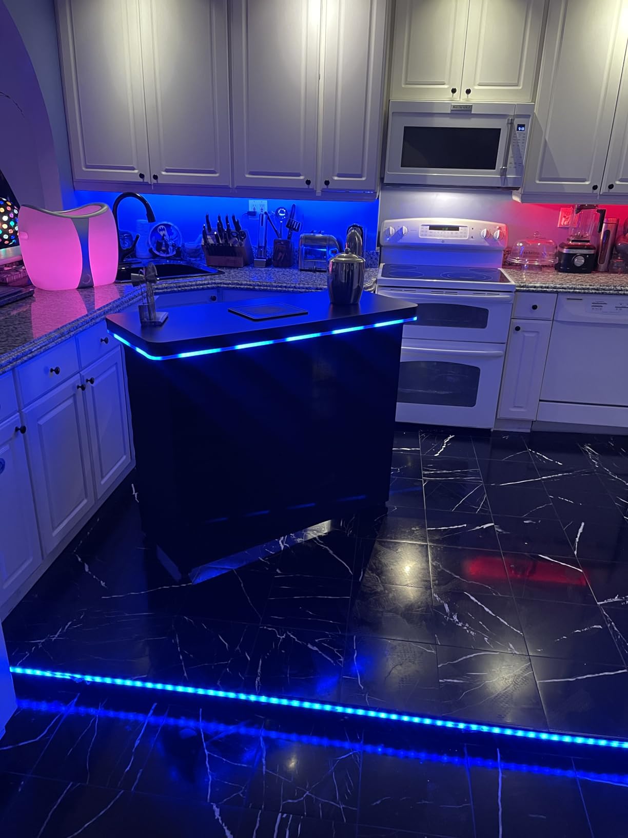 GoBar PRO Commercial Grade Portable Bar Table - Mobile Bartender Station for Events - Includes Black Skirt and Carry Case - Standard or LED, Pack 1 customer photo 1