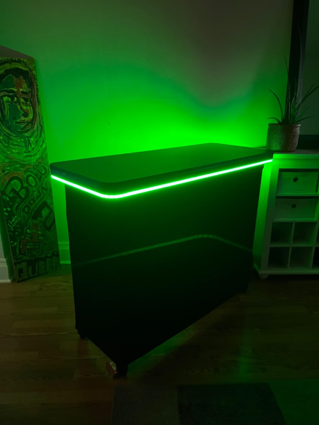 GoBar PRO Commercial Grade Portable Bar Table - Mobile Bartender Station for Events - Includes Black Skirt and Carry Case - Standard or LED, Pack 1 customer photo 2