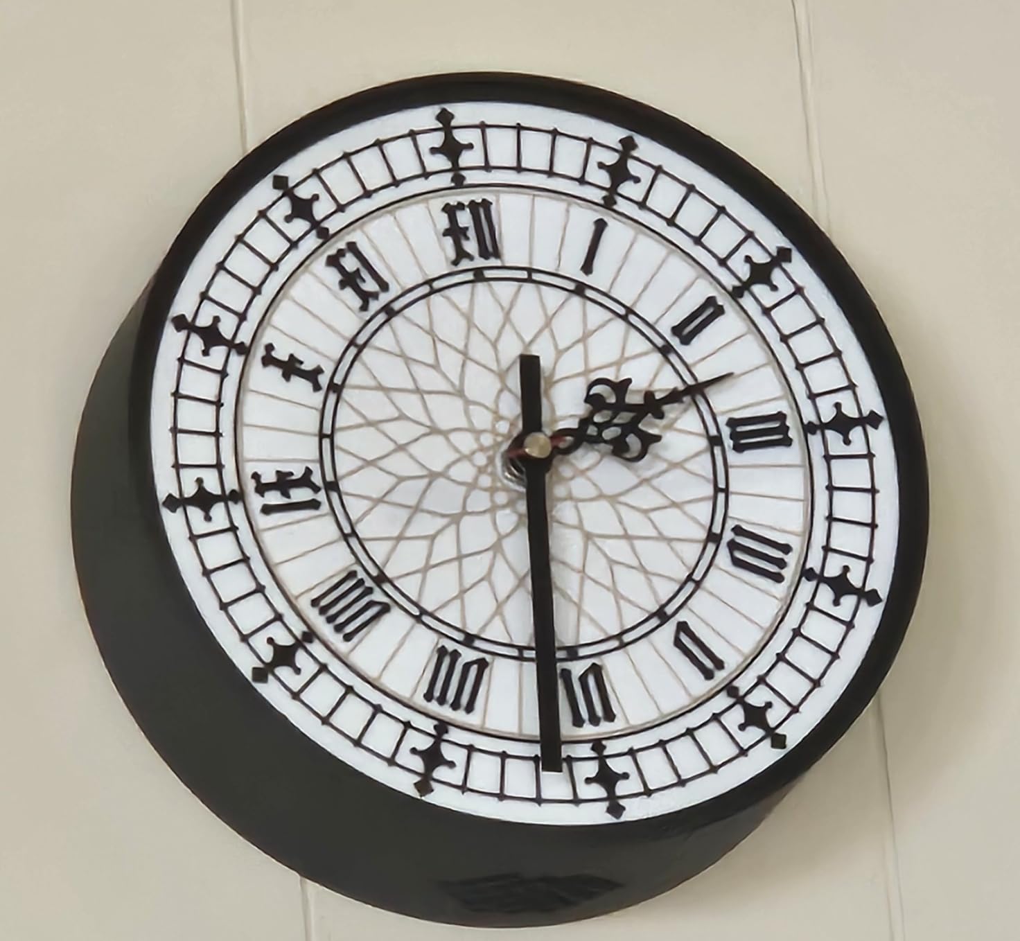 12888 Westminster Melody Chime Box Clock Mechanism with Pendulum and 2 Sets of Hands, Design Your Creative Wall Clock, Suitable for 8-14 inch Grandfather Clock Parts Replacement (17mm) customer photo 2