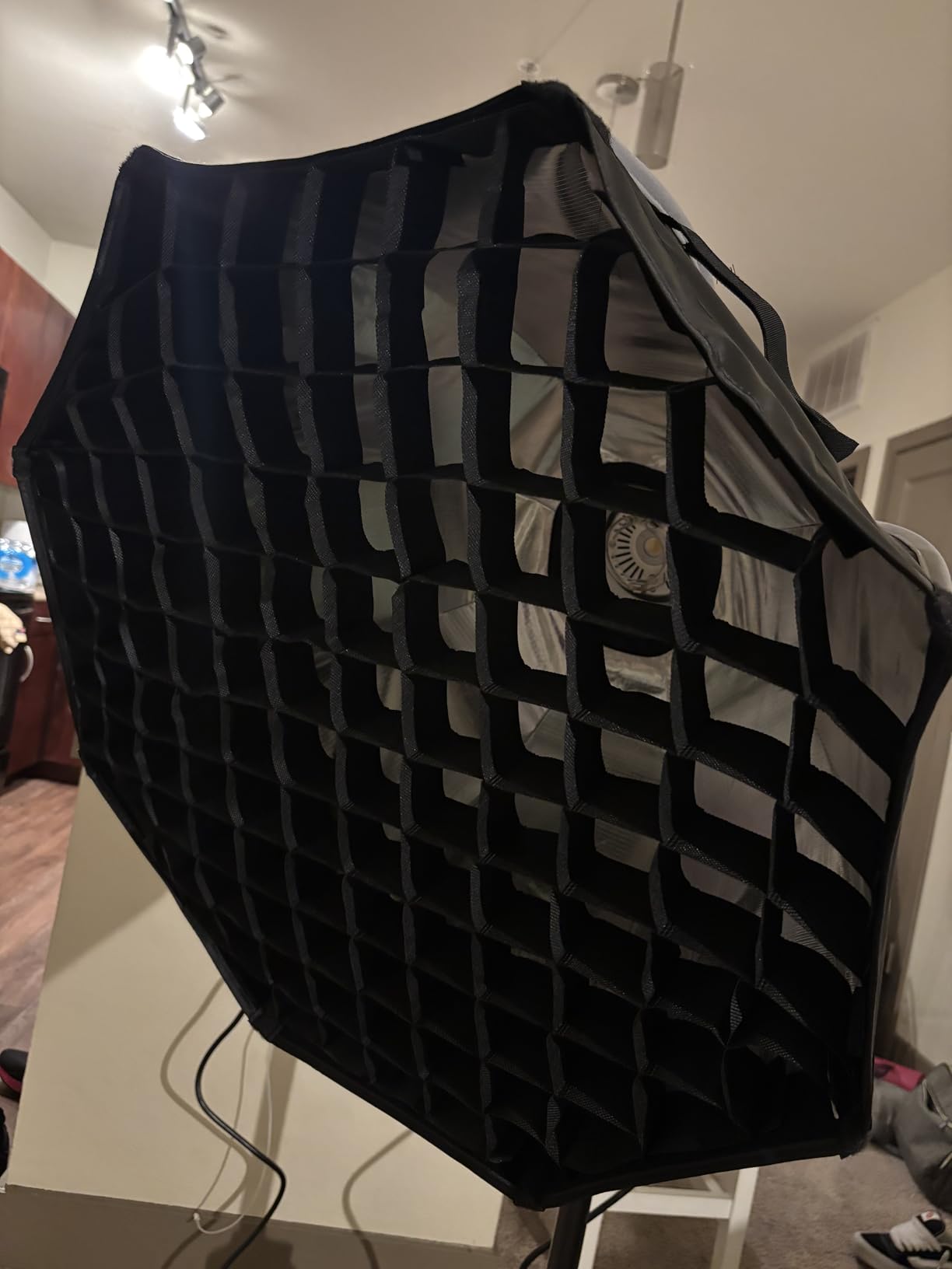 Godox MS300V Strobe Light Kit, 300W Studio Strobe Light, 2.4G Wireless System, Recycle Time 0.1~1.8S, Bowens Mount LED Modeling Lamp with QS65 Quick Installation Softbox + Light Stand customer photo 1