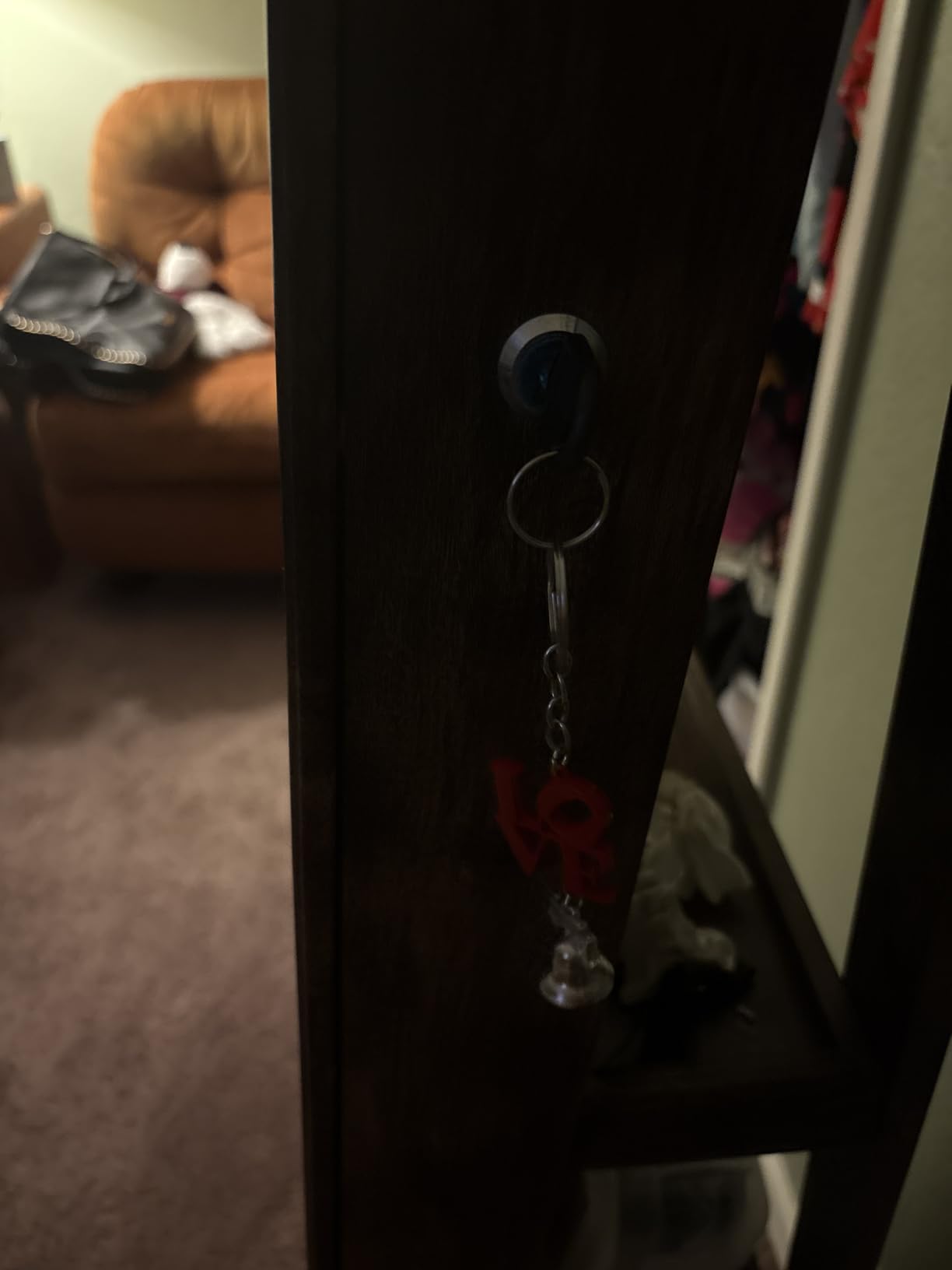 SONGMICS LED Mirror Jewelry Cabinet Standing, Lockable Jewelry Armoire with Full-Length Mirror, Space-Saving Jewelry Organizer with Mirror, Drawer and Shelf, Gift Idea, Cloud White UJJC025W01 customer photo 2