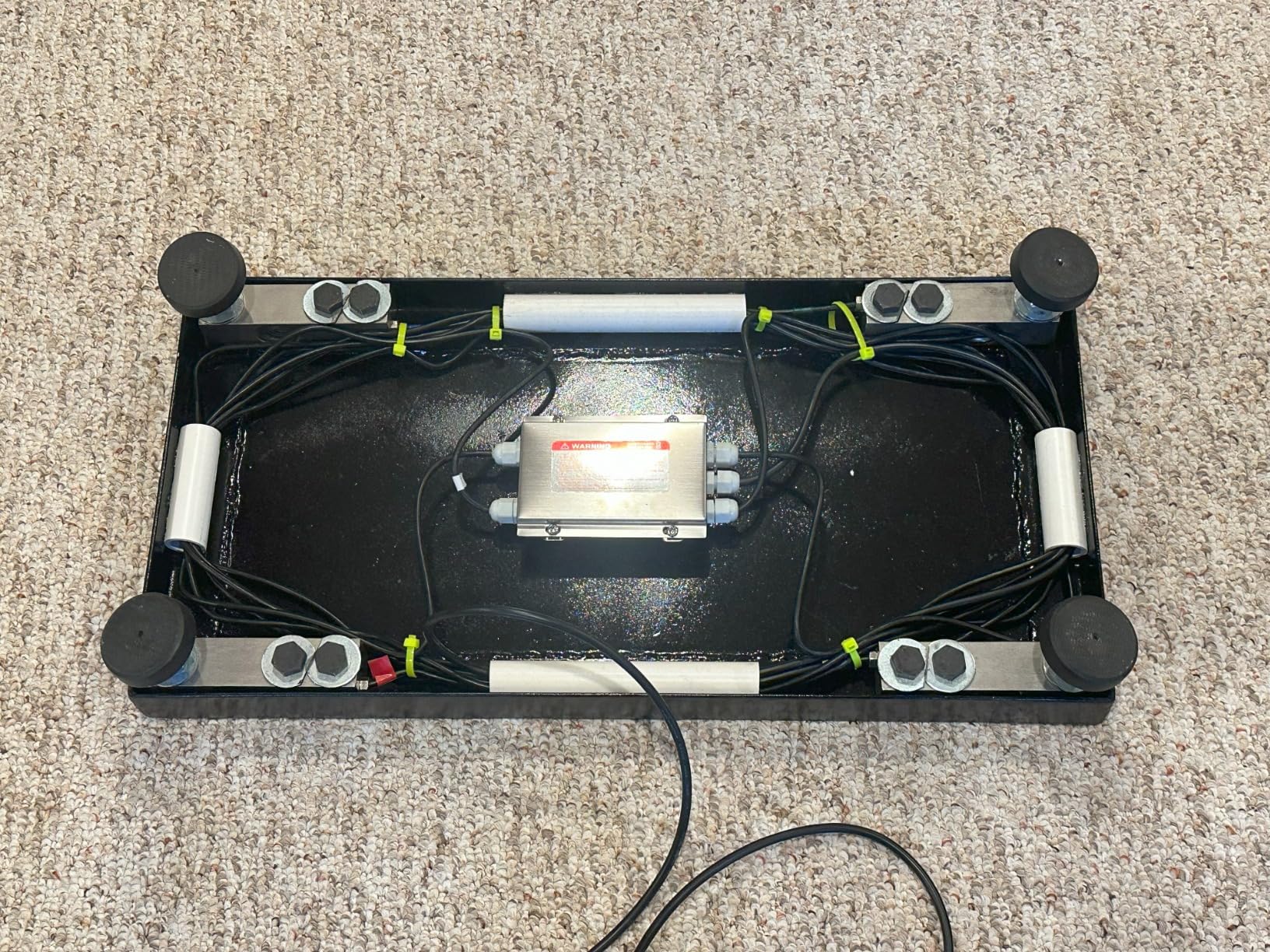 1100lb Digital Livestock Vet Scale, Digital Pet Scale for Dog Sheep Pig Goat, Heavy-Duty Platform Scale, Animal Scale Platform for Large Pets Postal Shipping Warehouse, KG/OZ/LB Units Switch customer photo 2