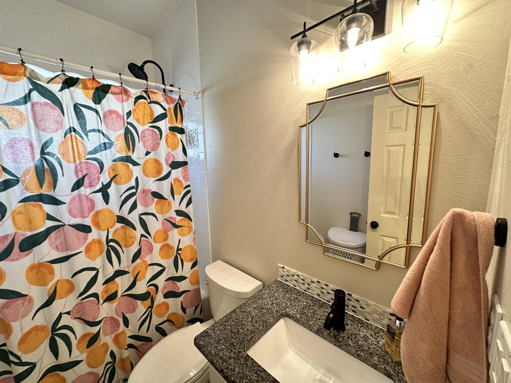 Kelly Miller Gold Traditional Mirror for Wall, Art Decorative Beveled Full Length Mirror for Home Decor, Bathroom, Living Room, Bedroom, Kitchen, Farmhouse, Entryway, 24