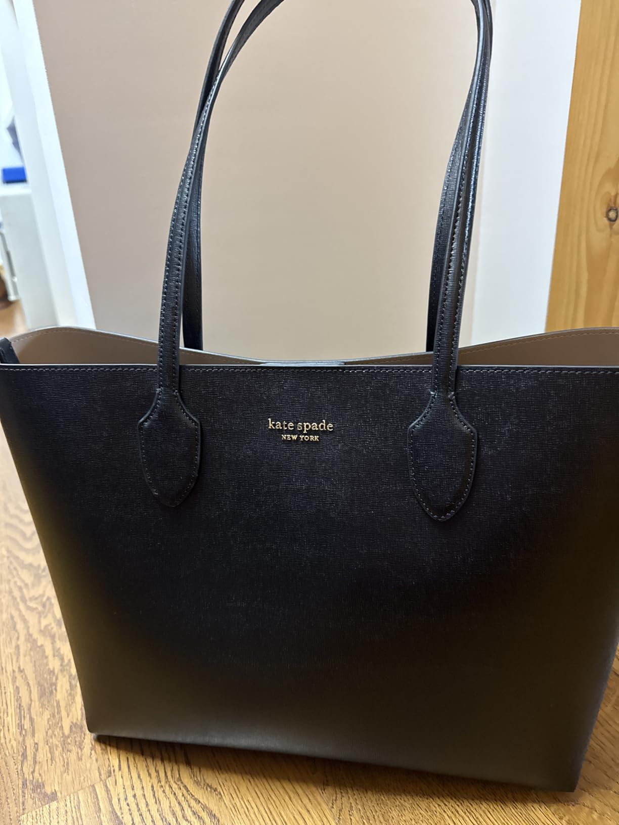 kate spade new york Bleecker Saffiano Leather Large Tote, Black customer photo 1