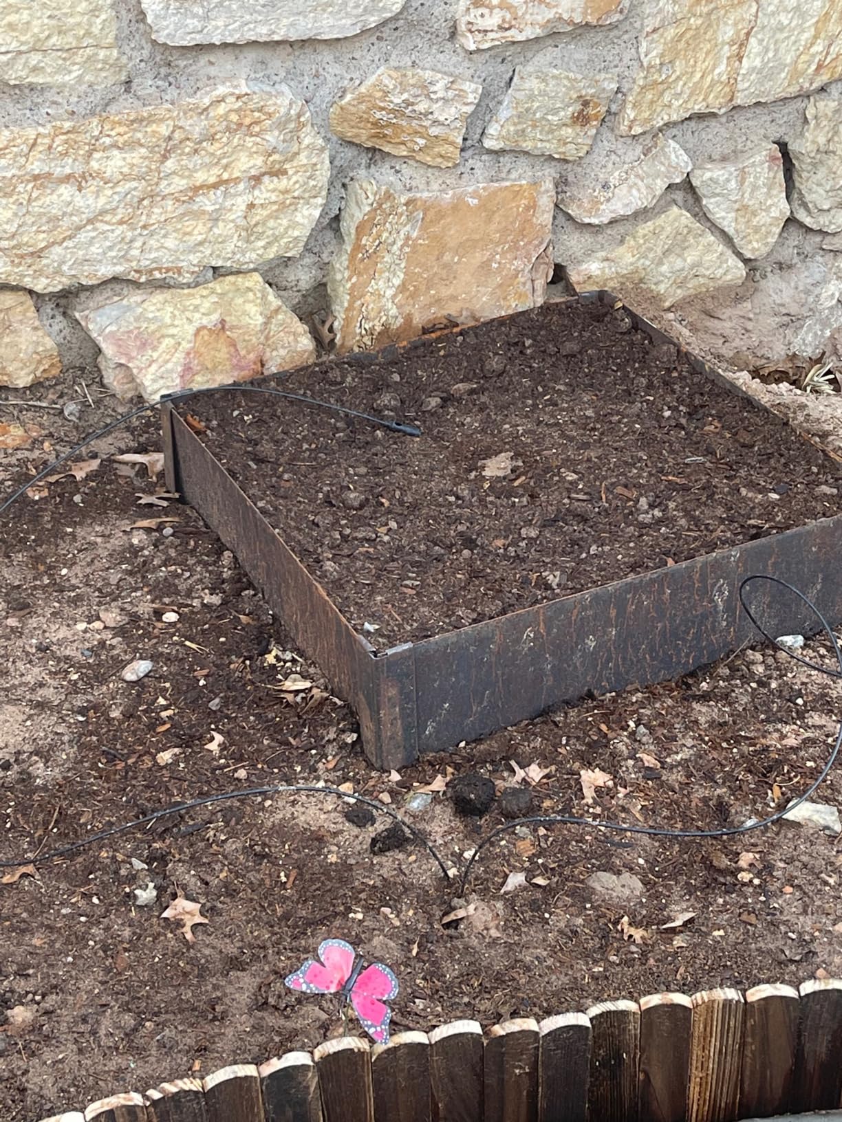 Cor-Ten Steel Raised Planter with Rust Patina Finish, Pre-Rusted Cor-Ten Raised Garden Bed Kit, 2FT x 4FT x 14IN customer photo 1