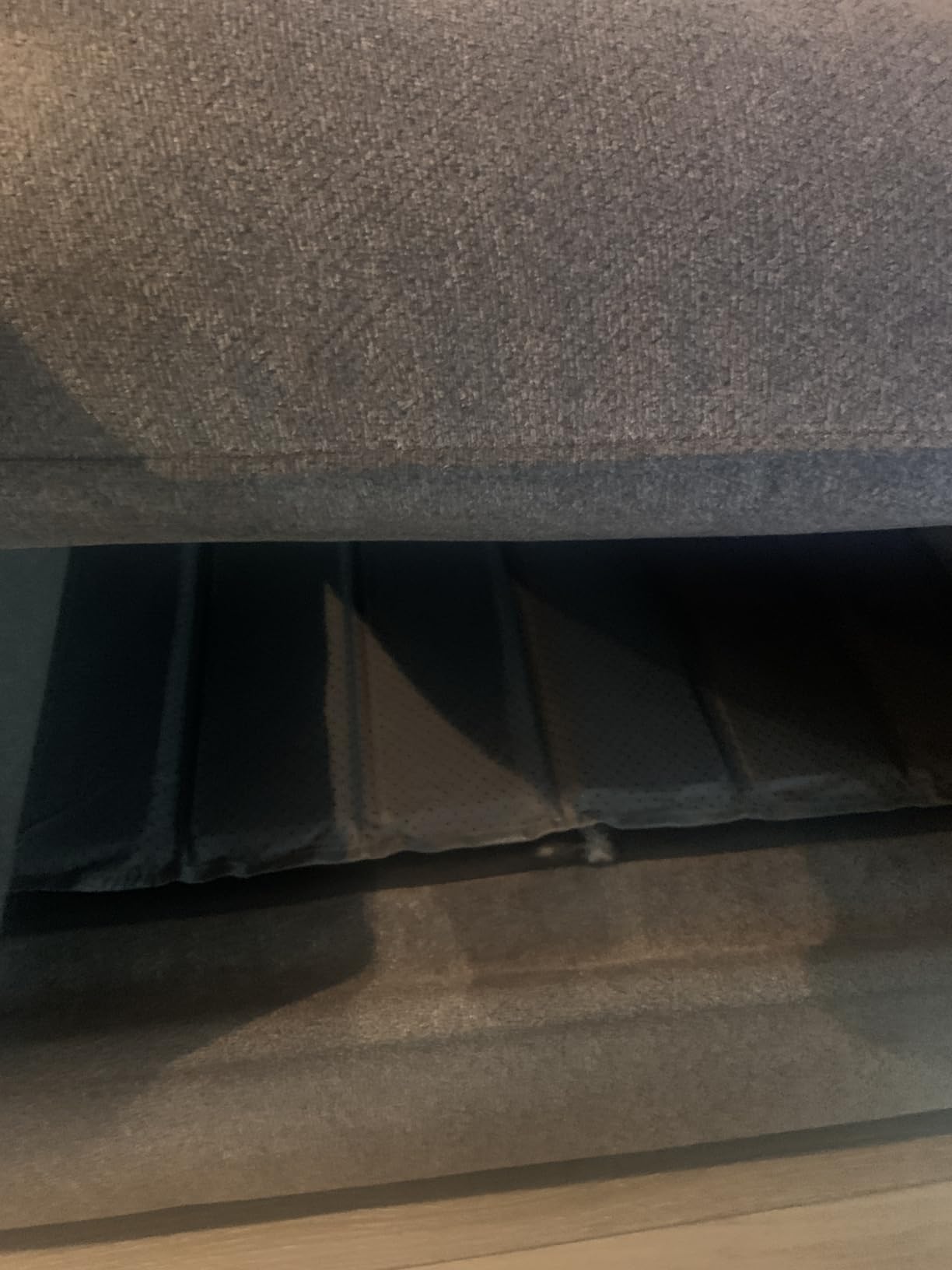 GORILLA GRIP Heavy Duty Couch Cushion Support Board to Fix Sagging Sofas, 21.5 x 70 Sofa, Thick Plywood Boards Add Strong Seat Supports, Stays in Place, Replacement Stuffing Under Couches, Grey customer photo 11