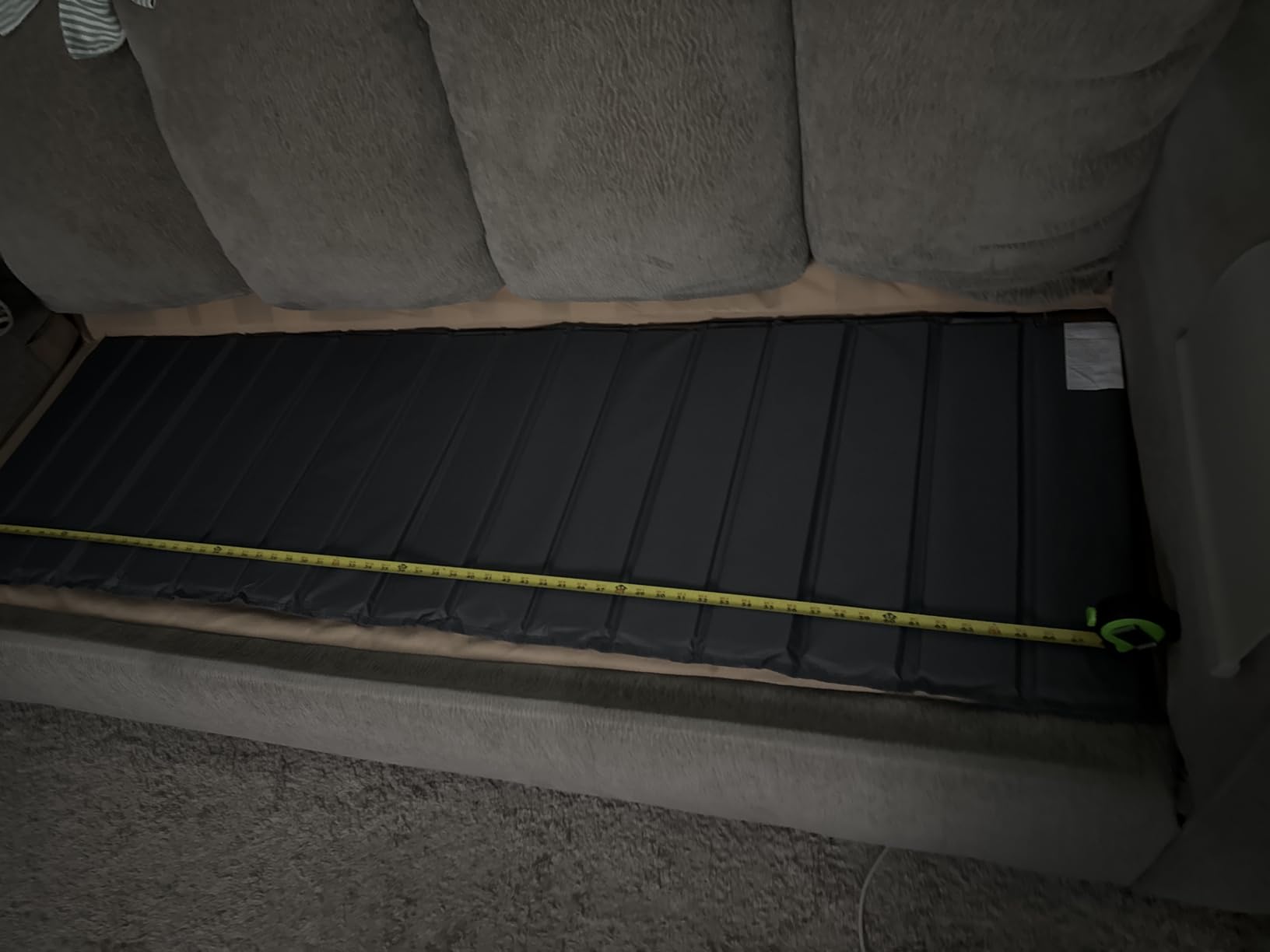 GORILLA GRIP Heavy Duty Couch Cushion Support Board to Fix Sagging Sofas, 21.5 x 70 Sofa, Thick Plywood Boards Add Strong Seat Supports, Stays in Place, Replacement Stuffing Under Couches, Grey customer photo 5