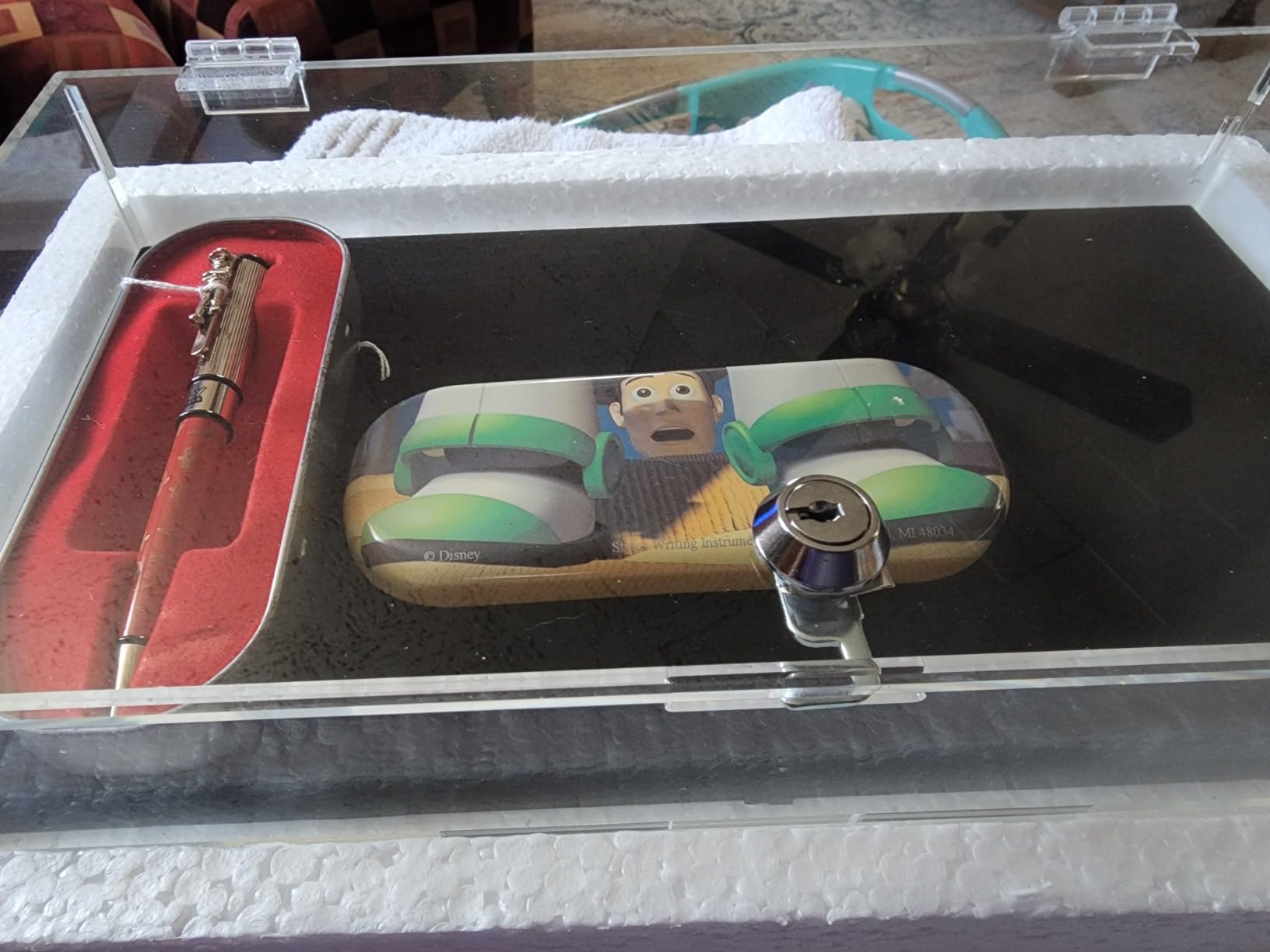 MOOCA Lockable Premium Acrylic Display Cases for Collectibles with a Luxurious Removable Pad, Ideal for Showcasing Collectibles, Watches, Jewelry, Eyewear, and Knives customer photo 2