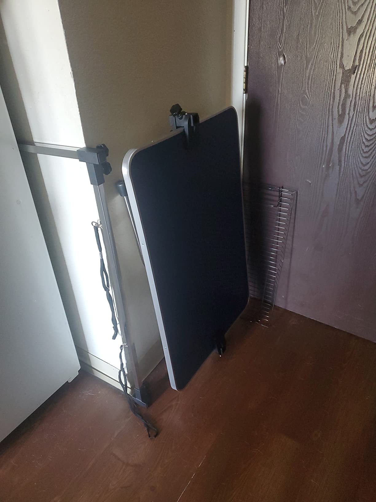 Hydraulic Dog Grooming Table for Small/Large Dogs, Heavy Duty Professional Pet Grooming Table with Adjustable Overhead Arm and Noose, Range 21-36 Inch, 43''/Black customer photo 1