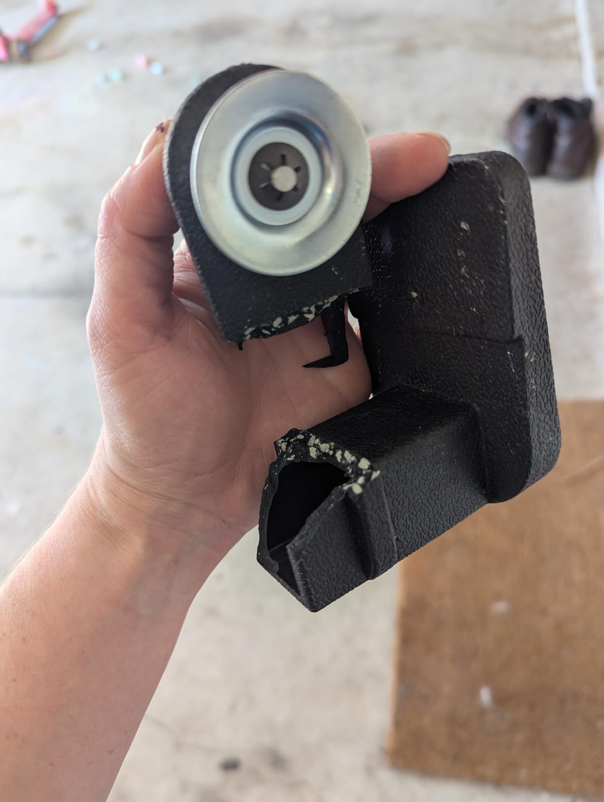 Hydraulic Dog Grooming Table for Small/Large Dogs, Heavy Duty Professional Pet Grooming Table with Adjustable Overhead Arm and Noose, Range 21-36 Inch, 43''/Black customer photo 2