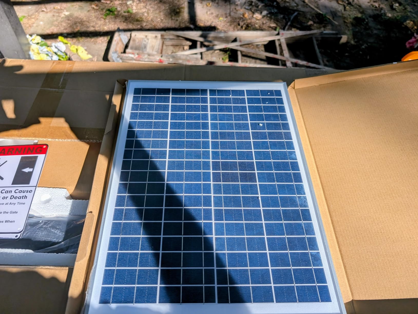 JUJIANG Automatic Gate Opener with Remote Complete Kit for Swing Gate Up to 770lb 16FT per Arm, Electric Gate Opener Medium Duty Dual Swing Gate Opener Automatic Gate Motor 60W AC Powered PKM-C026 customer photo 1