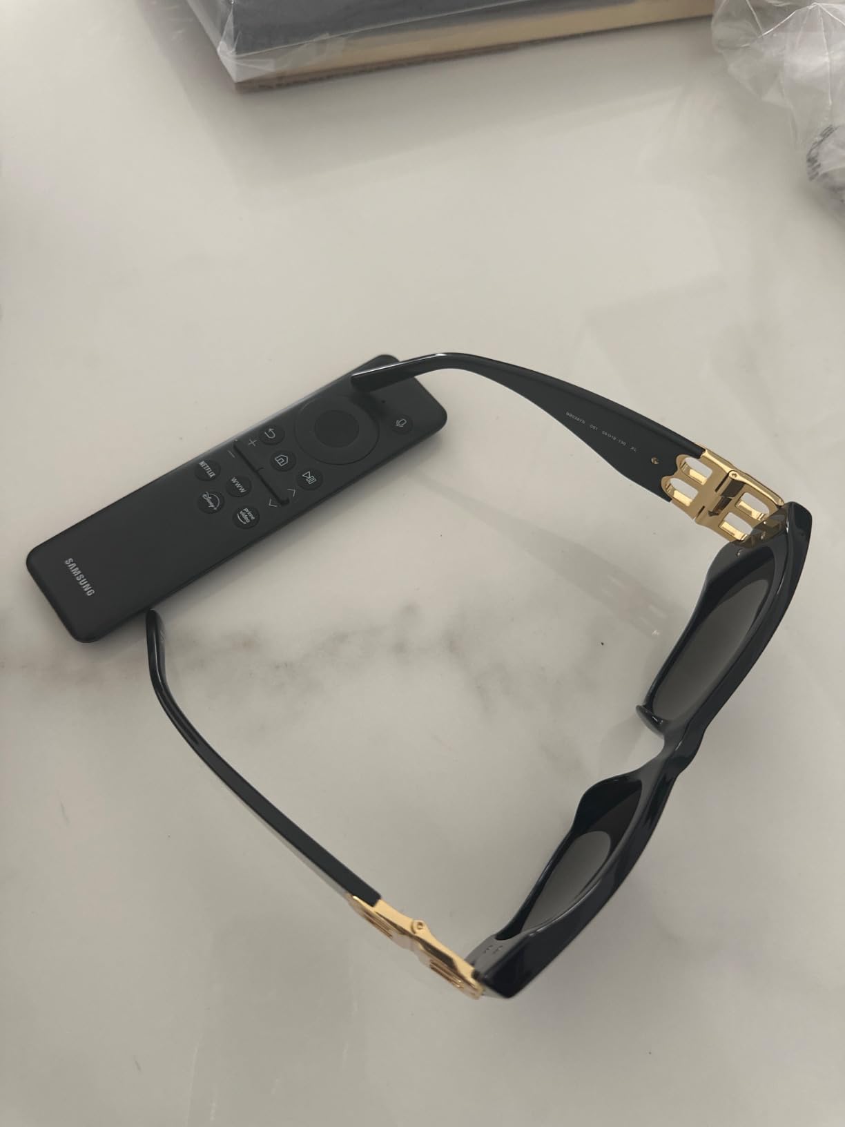 Balenciaga Grey Cat Eye Ladies Sunglasses BB0287S 001 55 customer photo 1