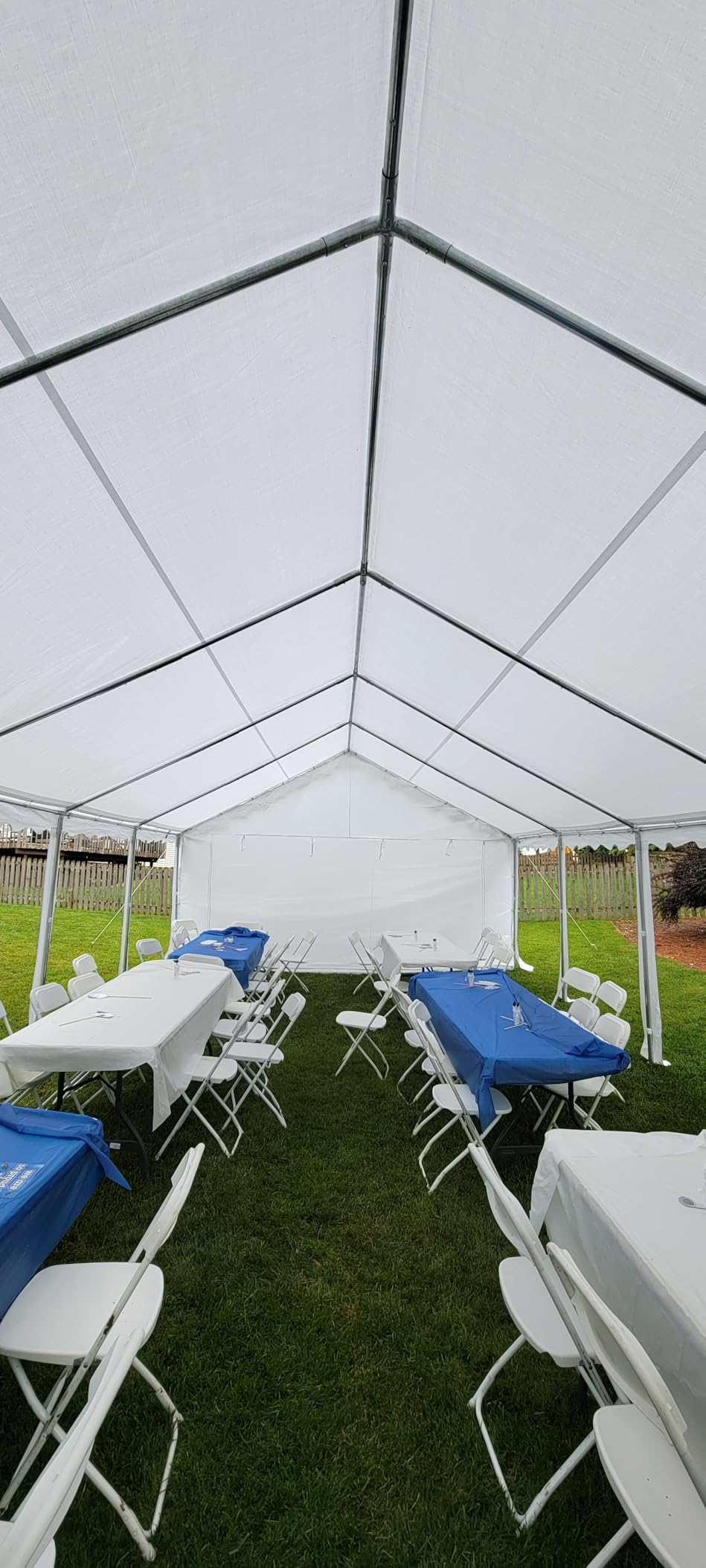 GREEN PARTY 20x40FT Party Tent Heavy Duty, Large Wedding Event Shelters with 7 Carry Bags & Removable Sidewalls, Outdoor Canopy Gazebo Commercial Tent customer photo 2