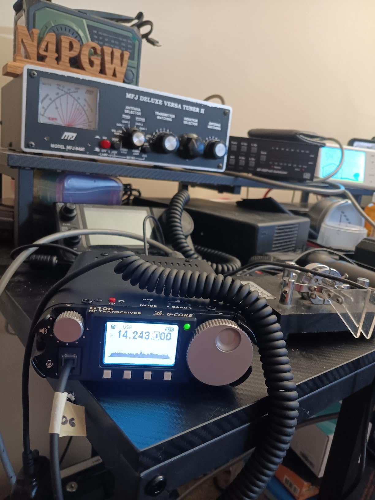 Xiegu G106 HF Transceiver SDR SSB/CW/AM/WFM Support FT8 customer photo 1