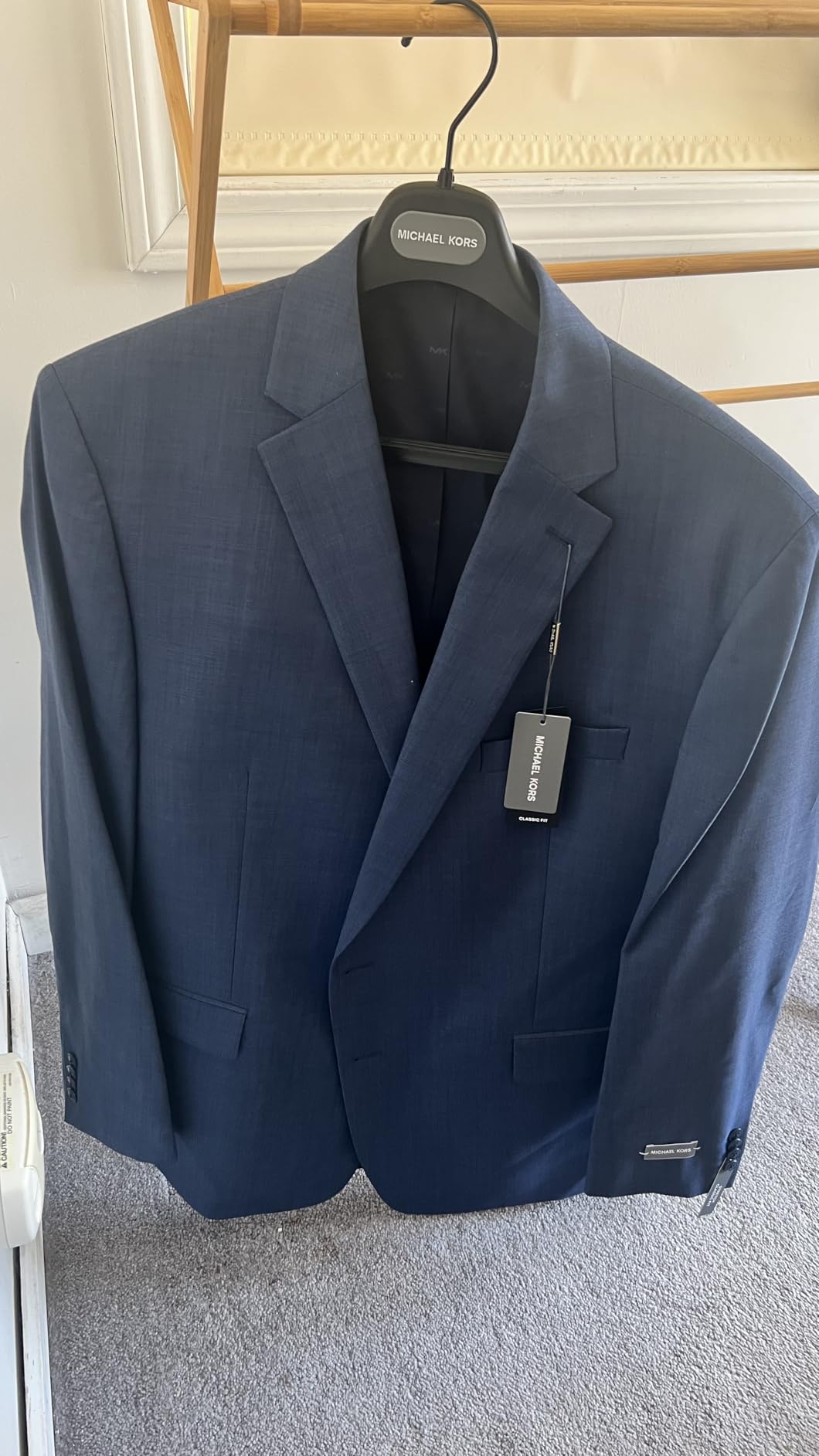 Michael Kors Men's 3-Piece Classic Fit Regular, Big & Tall Suit Separates | Blazer, Vest & Pants | Weddings, Proms & Events customer photo 2