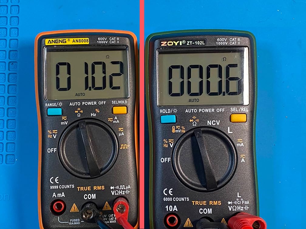ZT-102L LCR Meter Inductance Tester Digital multimeter TRMS 6000 Counts accurately Measures Inductance Voltmeter Amp Meter ohmmetr Diodes Continuity Duty-Cycle Capacitance for Automotive customer photo 1