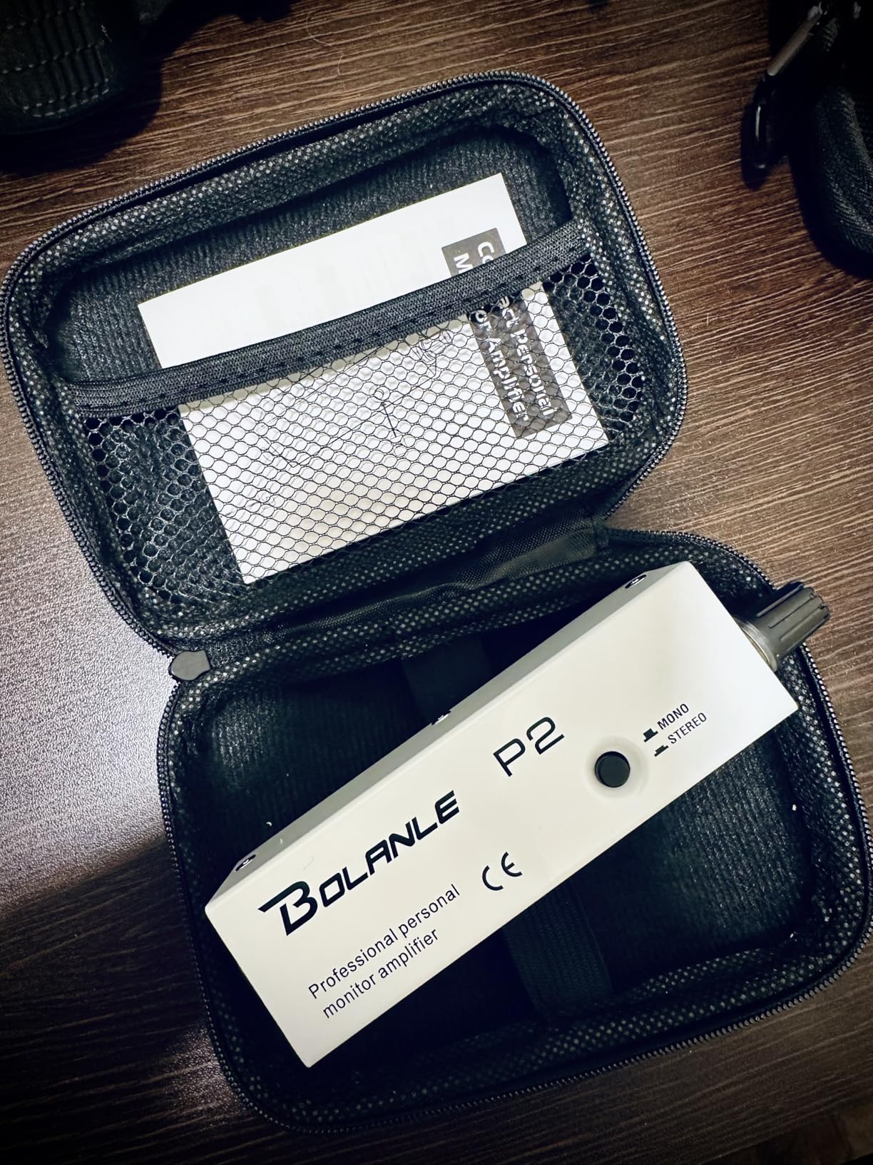 Bolanle P2 Portable in-Ear Monitor Amplifier, Professional Headphone Amp with XLR/TRS Input customer photo 1