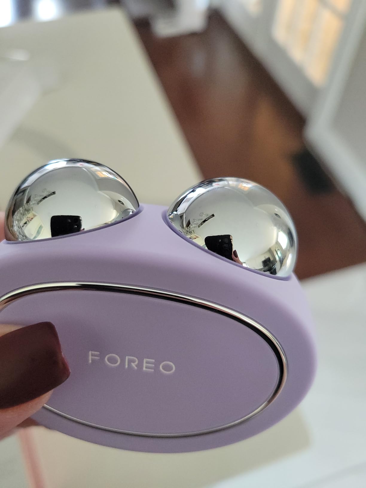 FOREO Total Facelift Bundle - BEAR 2 Advanced Microcurrent Facial Device + SUPERCHARGED SERUM 2.0 1 oz + SUPERCHARGED HA+PGA Triple Action Intense Moisturizer 0.5 oz - Anti Aging - Skin Care Tools customer photo 1