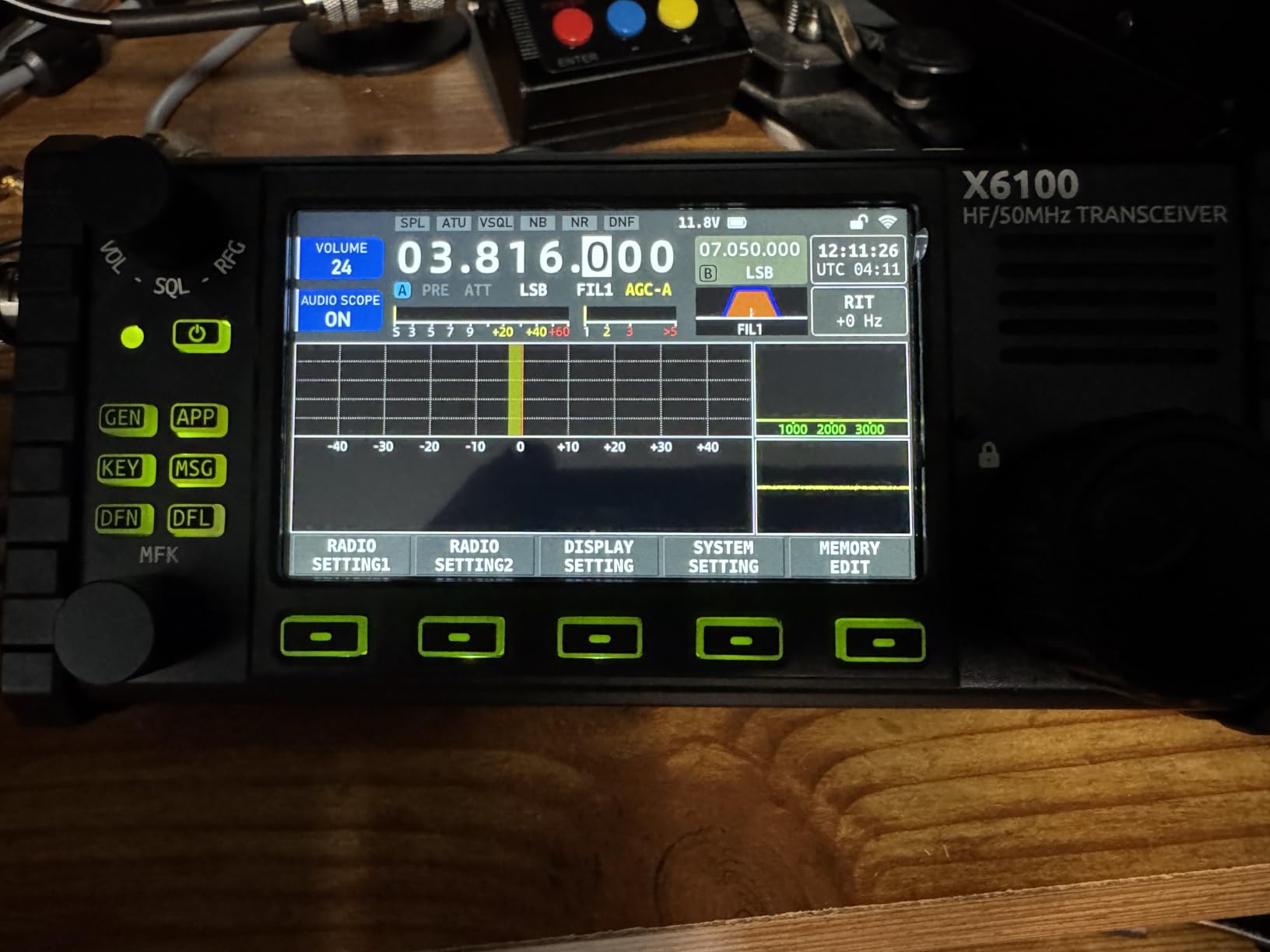 Xiegu X6100 HF Radio Transceiver, 10W Full Mode SDR Radio Supports BT with 4