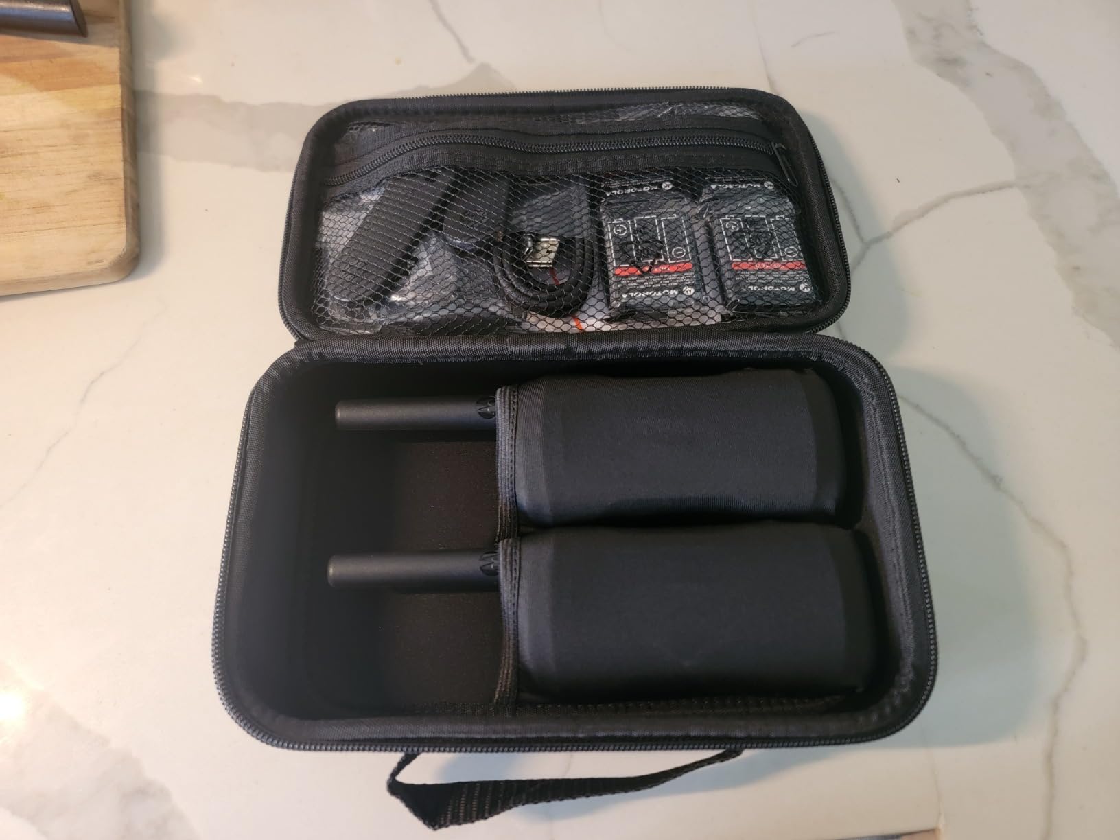 Motorola Solutions, Portable FRS, T605_H2O, Talkabout, Two Way Radios Waterproof Walkie Talkie Emergency Preparedness, Rechargeable, 22 Channel, 35 Mile, Orange W/Black, 2 Pack customer photo 1