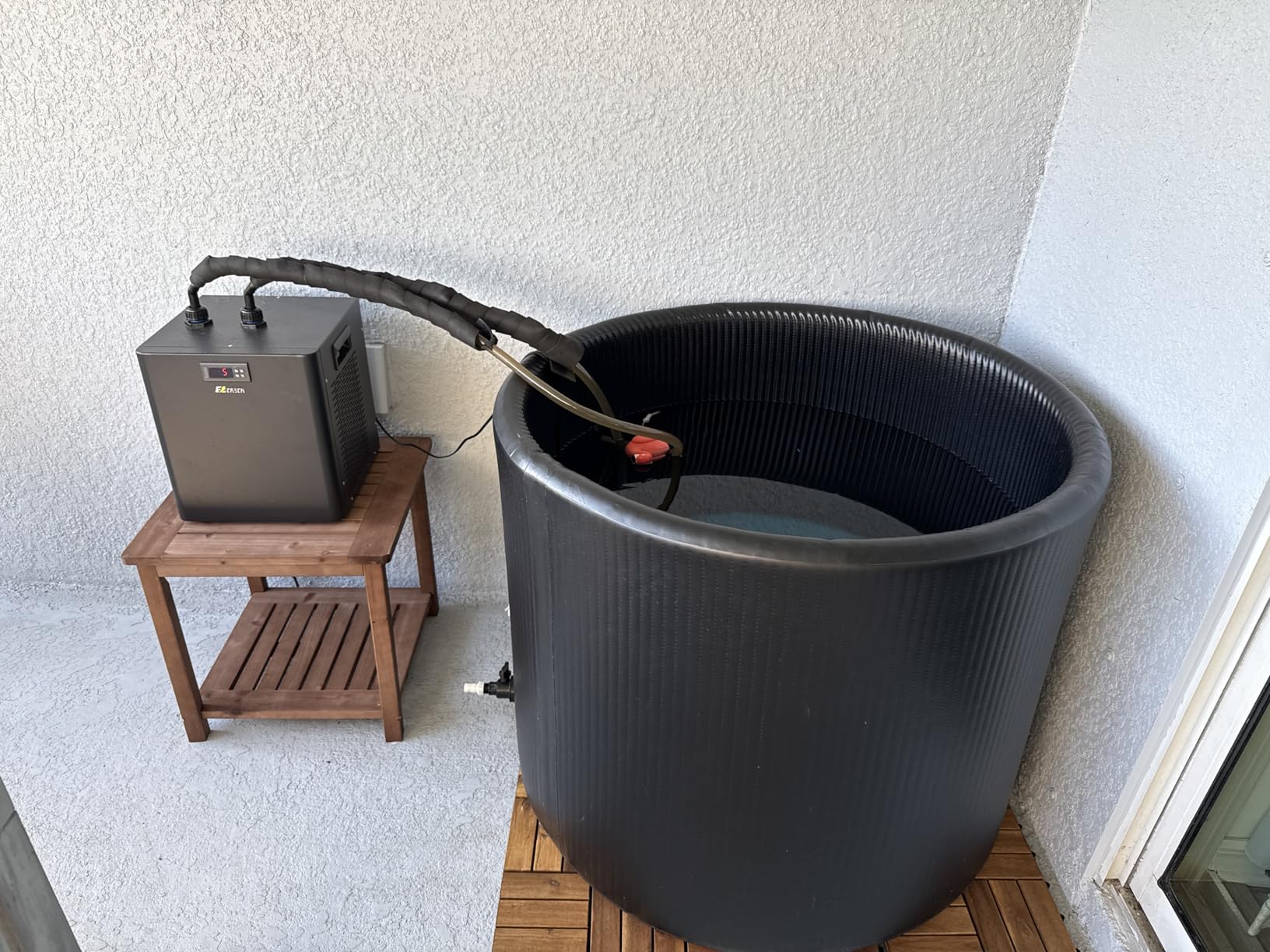 Aquarium Chiller, 79 gal 1/3 HP 300L Water Chiller for Cold Plunge, Hydroponic Cooler Fish Tank Cooling System for Axolotl Coral Reef Shrimp with Pump and Pipe customer photo 1