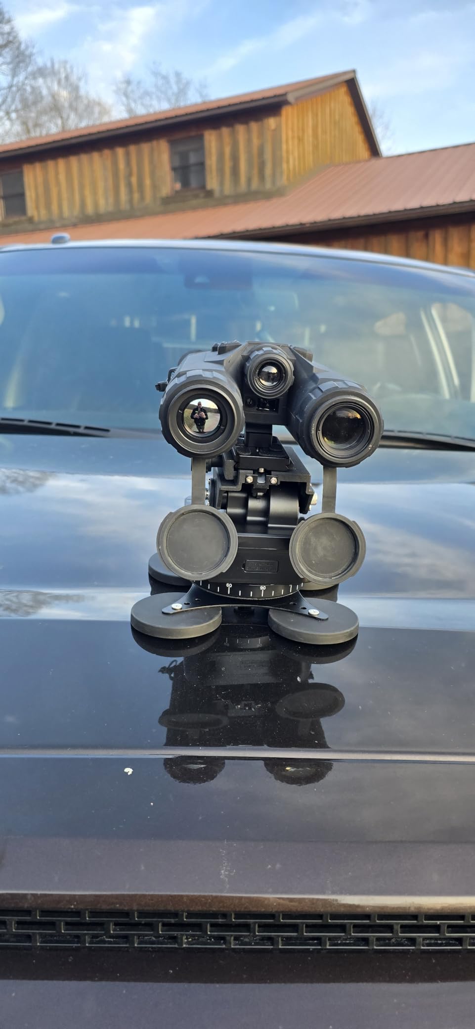 Soonpho M4 Motorized Rotating Panoramic Tripod Head, Remote Control 360° Pan Tilt Head with Mobile Phone Clip for DSLR Cameras, Camcorders, Smartphones, Tripod customer photo 2