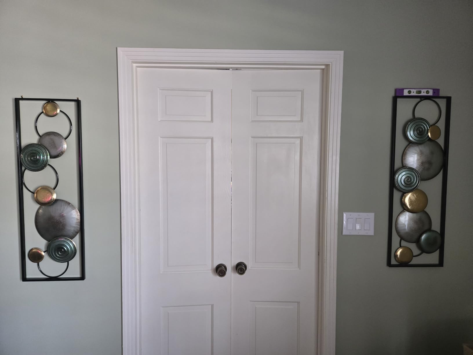 Luxenhome 2 Pieces Metal Wall Art, 35