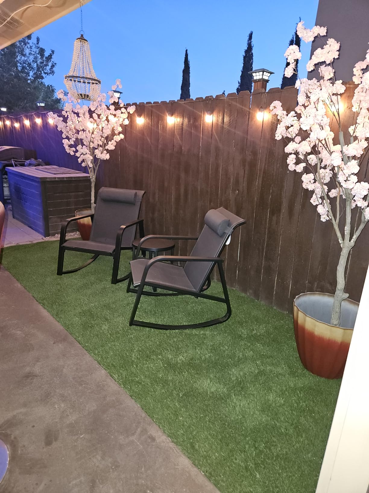 Nafresh Tall Artificial Cherry Blossom Tree 6Ft(72'), Realistic Potted Silk Faux Cherry Blossom, Indoor/Outdoor for Home, Office, Living Room, Bedroom, Porch customer photo 2