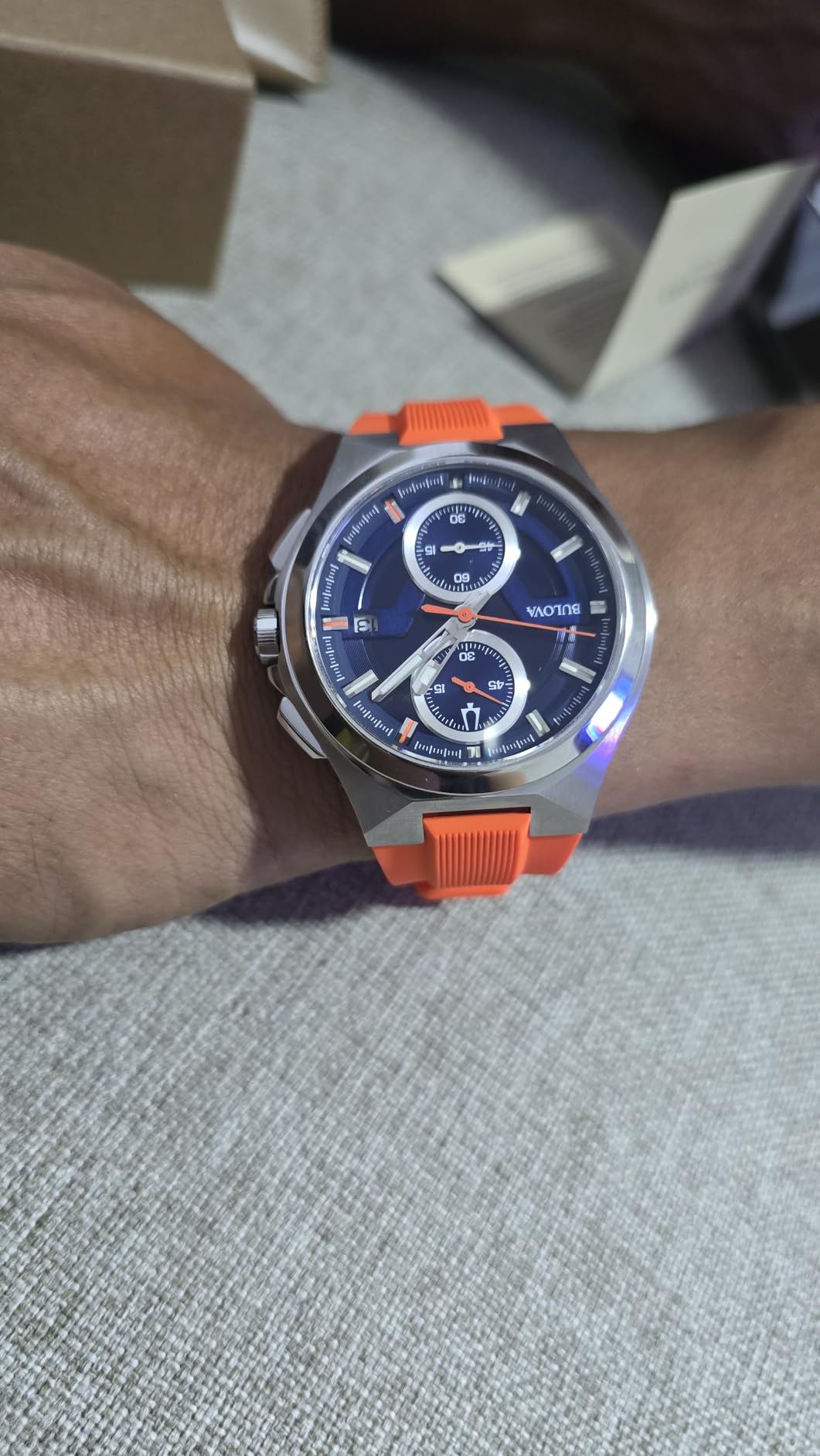 Marc Anthony Sport Strap Quartz Watch, Stainless Steel, Sapphire Crystal customer photo 2