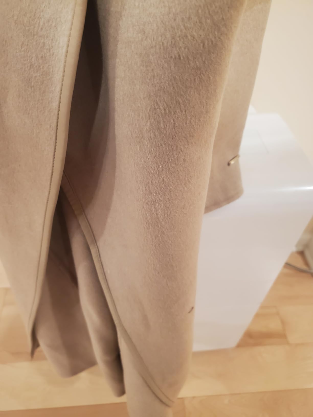 T Tahari Women's Elaine Boiled Combo Wool Coat customer photo 2