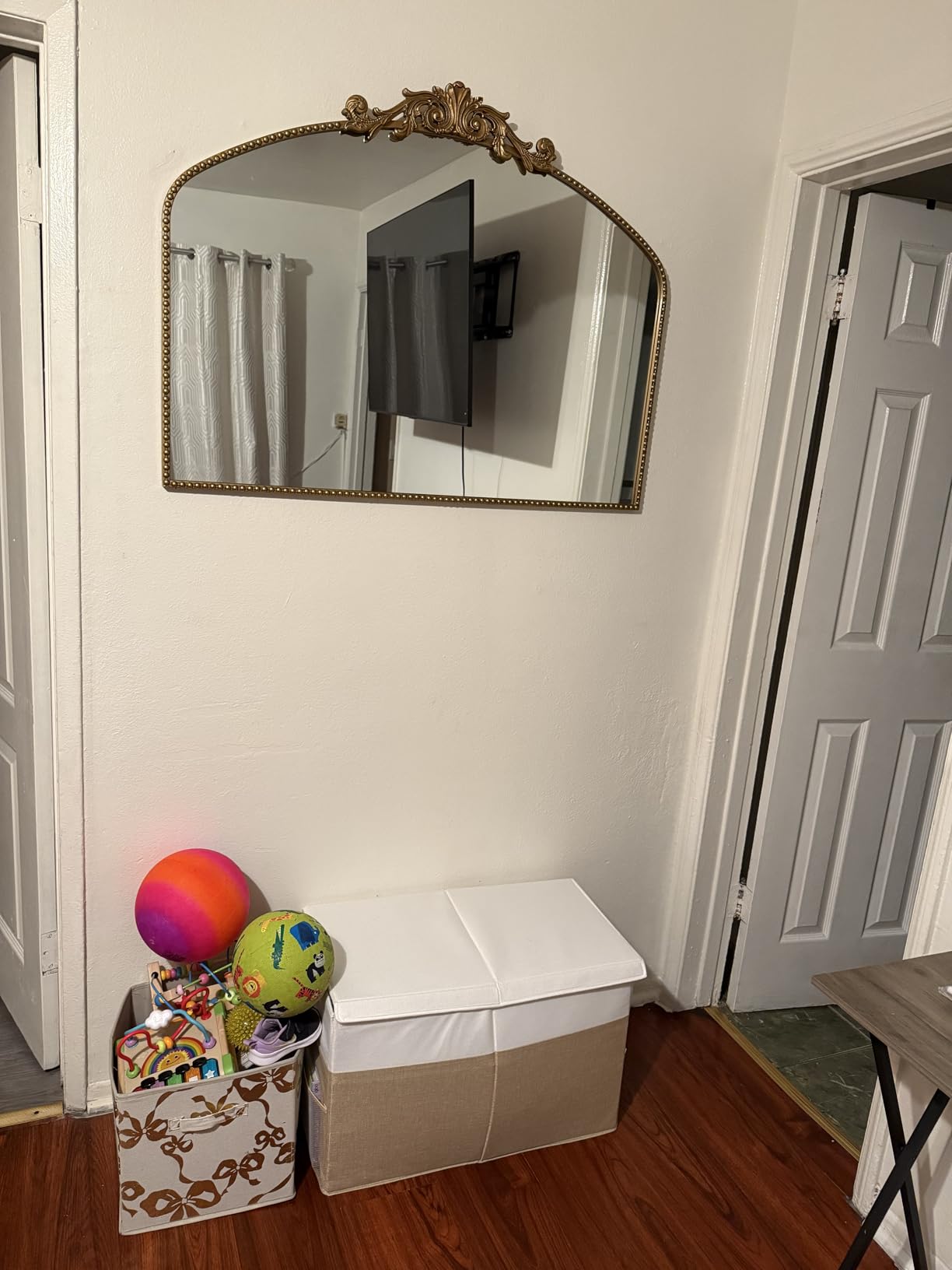 Vintage Gold Ornate Baroque Mirror - 36