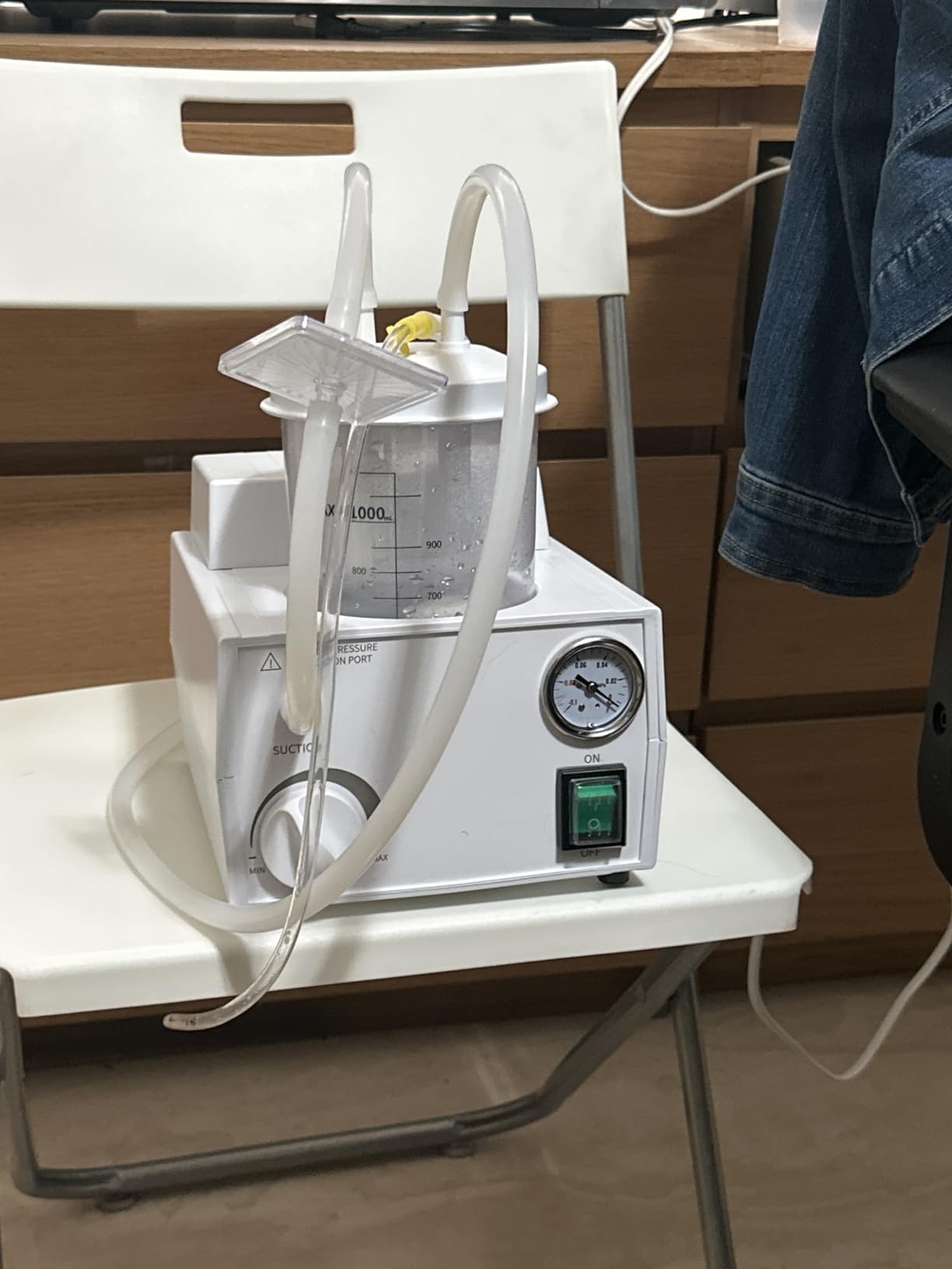 1000ml Portable Veterinary Suction Machine for Home Use 110V customer photo 1