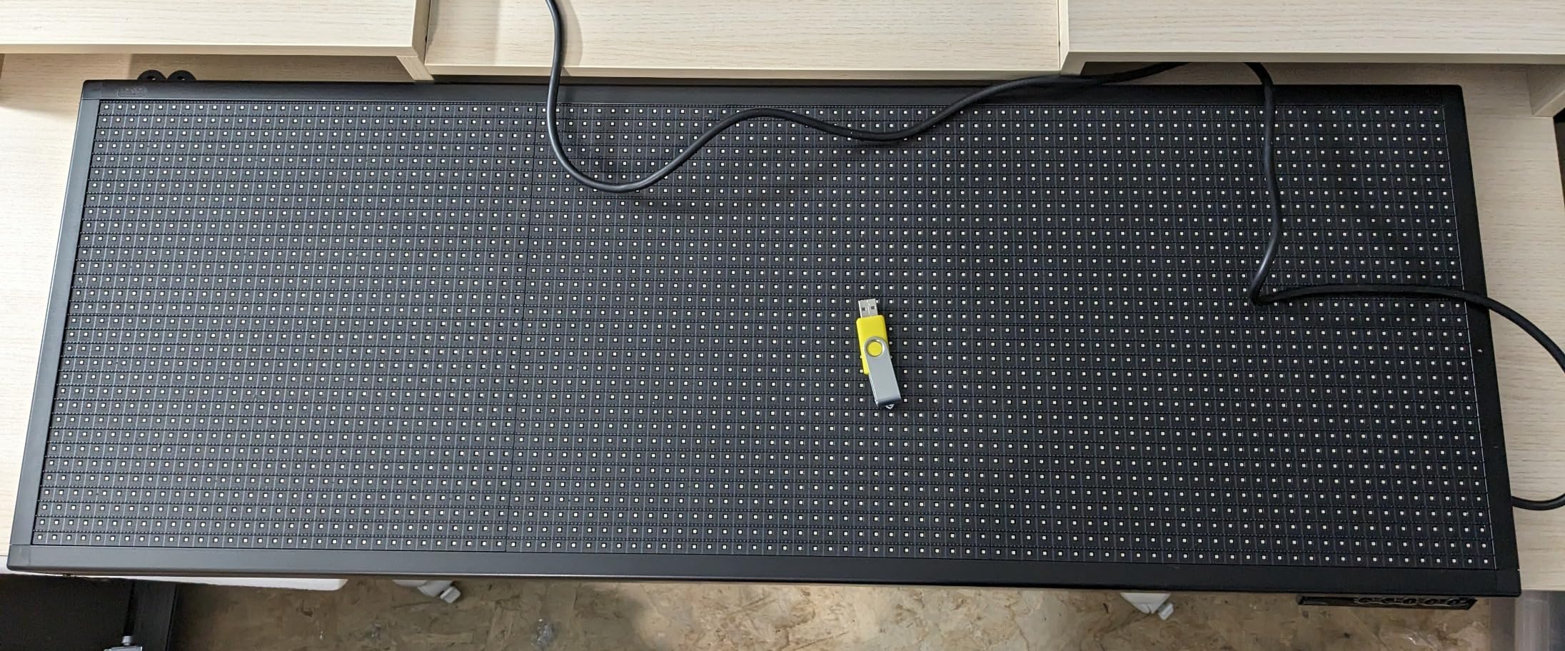 LED sign, scrolling sign 40 x 14, WiFi perfect tool for advertising, color message board programmable for indoor and outdoor use customer photo 2