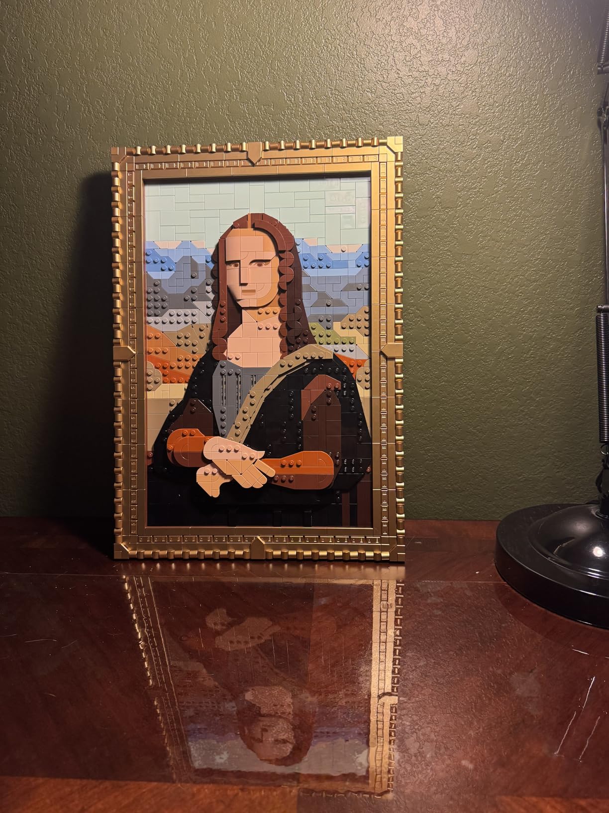 LEGO Art Mona Lisa Building Set - Leonardo da Vinci Wall Display, Ages 18+ - DIY Crafts for Men, Women - Great for Puzzle and Art Lovers - Birthday Gift Idea - Includes Detachable Frame - 31213 customer photo 1