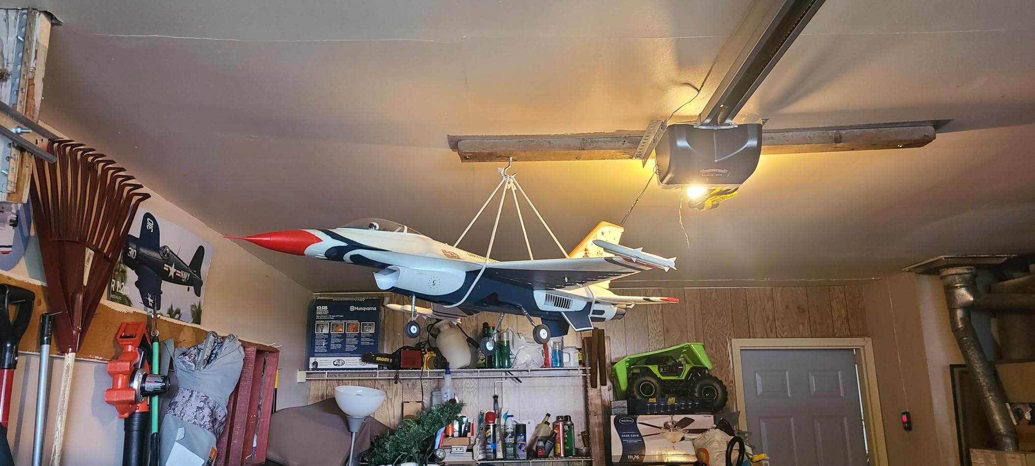 E-flite RC Airplane F-16 Thunderbirds 70mm EDF Jet BNF Basic customer photo 1