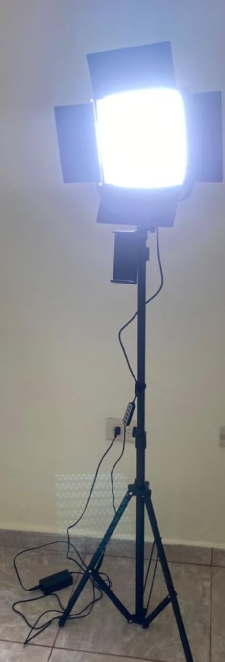 RGB Photography Lighting Kit, 50W Bi-Color Professional LED Studio Lights, 2300k~8500k Dimmable Photo Lights for Photography Filming Camera Video Recording Stage Shooting Streaming YouTube TikTok customer photo 2