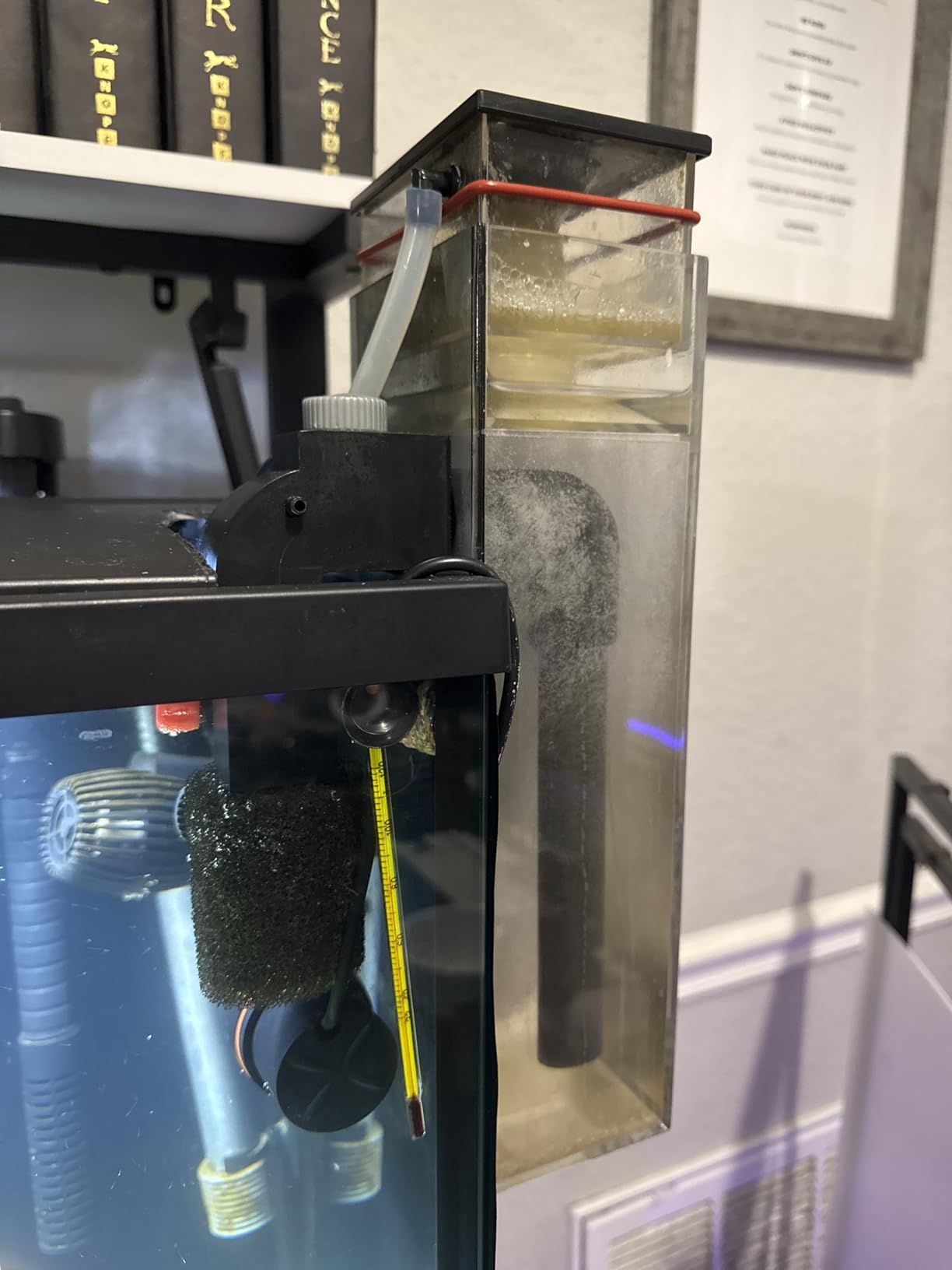 Coralife Aquarium Fish Tank Marine Salt Water DC-Controlled Variable Speed Square Protein Skimmer, Up To 150 Gallons customer photo 1