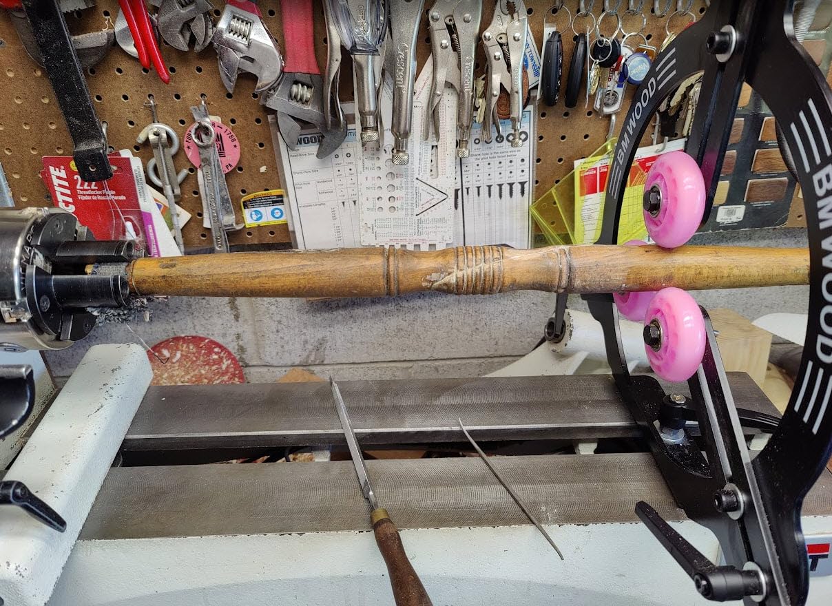 Woodturning Steady Rest MC-FS7 for 12inch,14inch and 16inch Swing Size Lathe for Spindle Woodturning customer photo 2