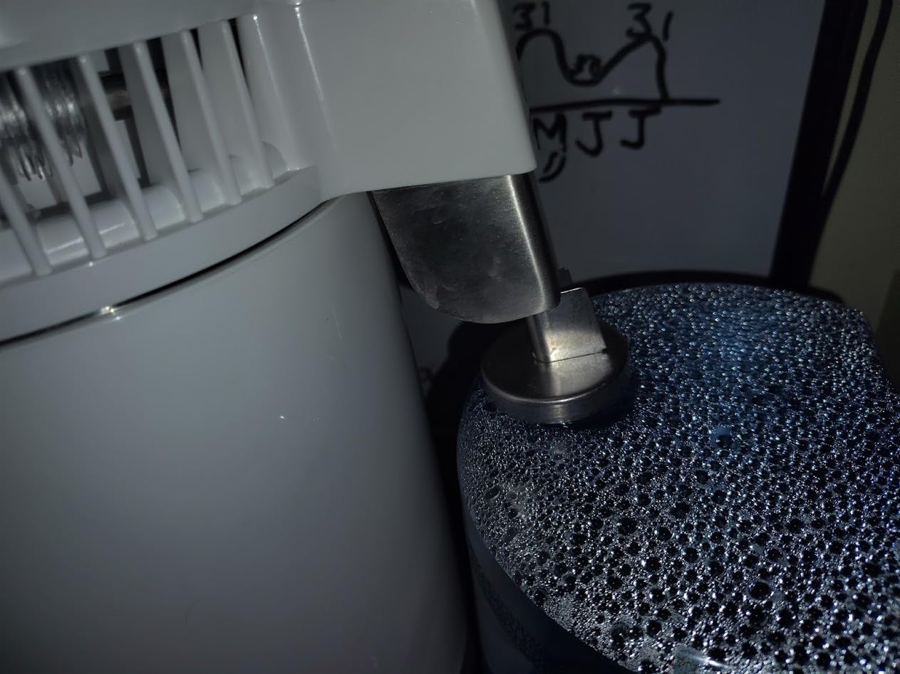 VEVOR Water Distiller, 1.1 Gal Distilled Water Machine, 750W Pure Water Distilling w/BPA Free Plastic Container, Water Distillation Kit w/Button, Countertop Distilled Water Maker for Home, White customer photo 2