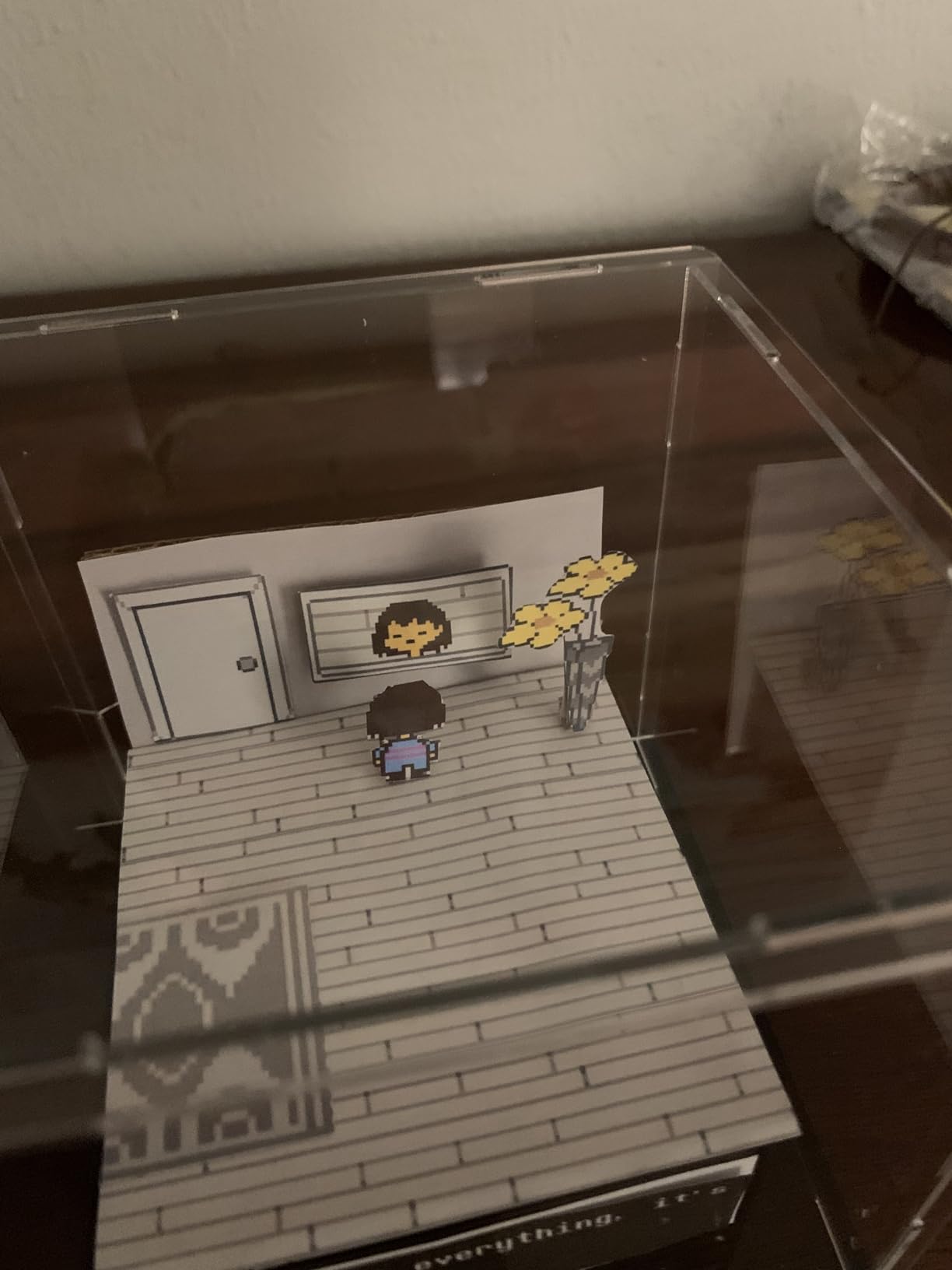 LANSCOERY Large Acrylic Display Case, 20x16x18 in, Upgraded Thickened UV-Resistant Showcase, 10mm Heavy Duty Matte Base, 98% Clarity Dustproof Box for Statues & Memorabilia customer photo 1