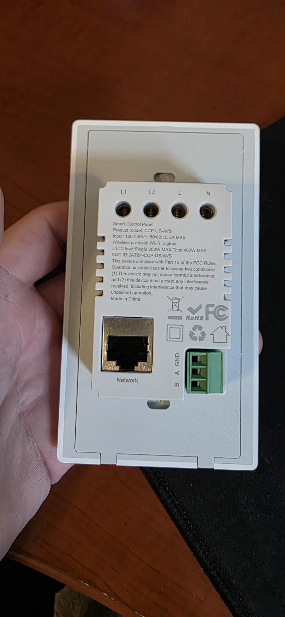 MOES Smart Home Touchscreen Control Panel, In-wall Smart Panel with Alexa Built-in, Compatible with Smart Life devices customer photo 2