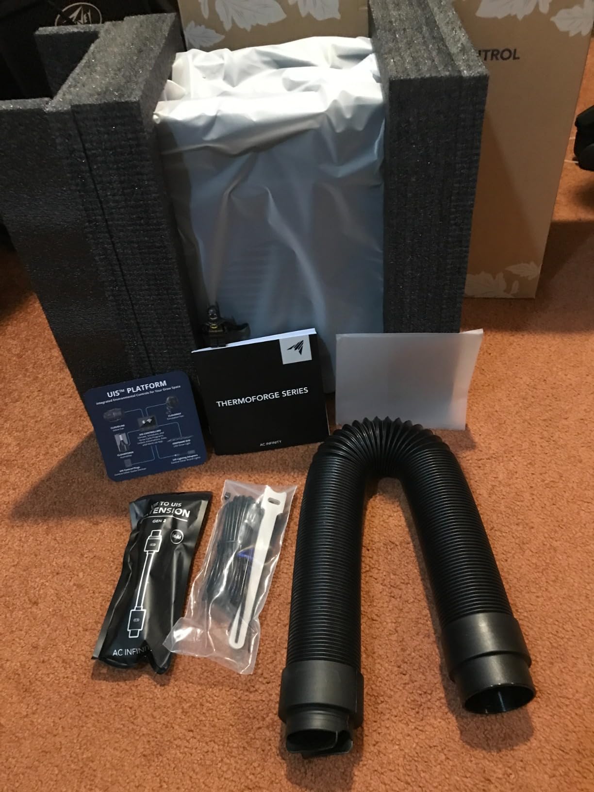 AC Infinity THERMOFORGE T3, Environmental Grow Tent Heater with VPD Temperature Controller, 10-Level PTC Heating and Included Extension Hose for Tents, Rooms, Greenhouses customer photo 2