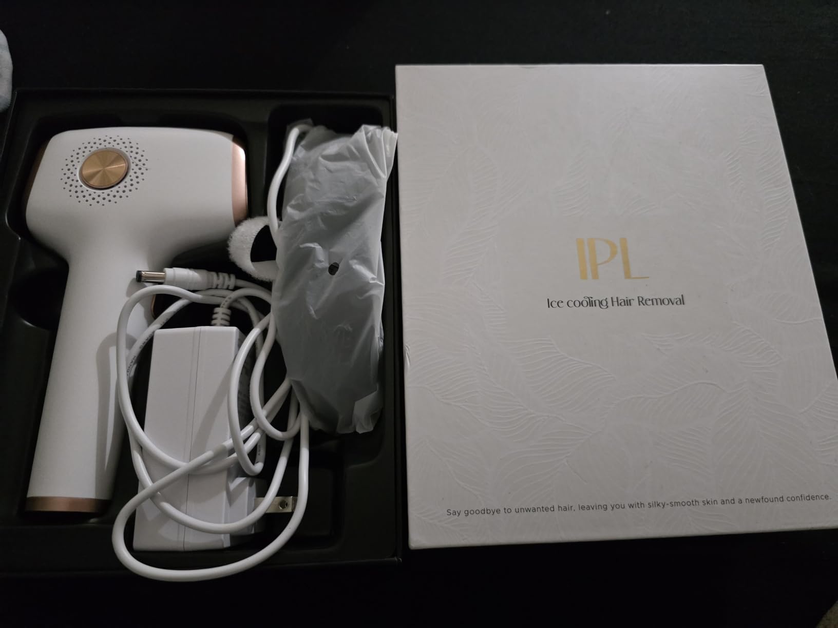 INNZA IPL Hair Removal with Ice Cooling Care Function for Women, Long-Lasting Results, 999,999 Flashes Painless Hair Removal, Hair Removal Device for Armpits Legs Arms Bikini Line, Corded customer photo 1