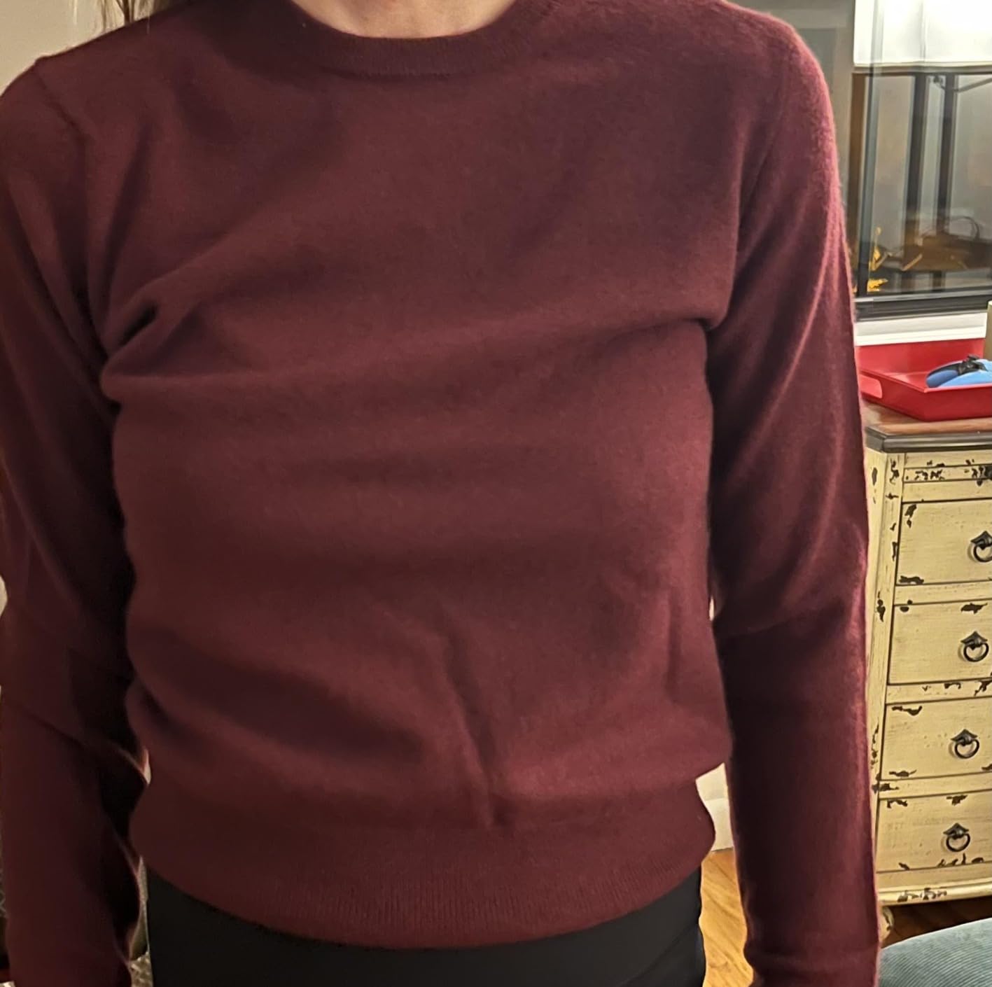 NAADAM Women's Original Cashmere Crewneck Sweater customer photo 1